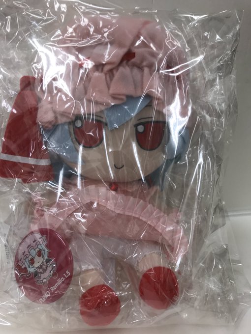 東方Project 東方ぬいぐるみシリーズ 47 ふもふもれみりあ。(そのいってんご) レミリア・スカーレット(ver.1.5)+Gift限定特典缶バッジ