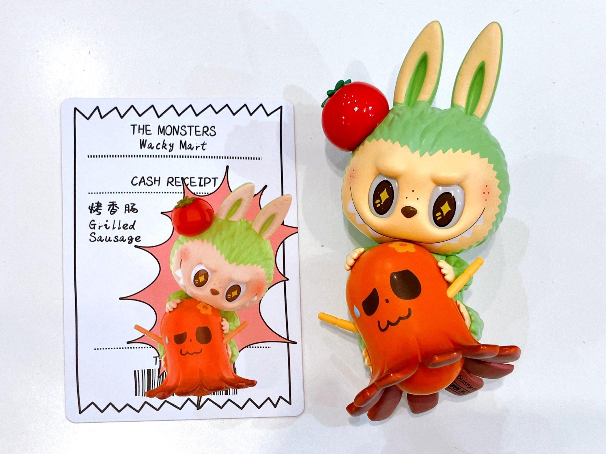 POPMART THE MONSTERS Wacky Mart シリーズ LABUBU Grilled Sausage 【フィギュア】[POPMART]