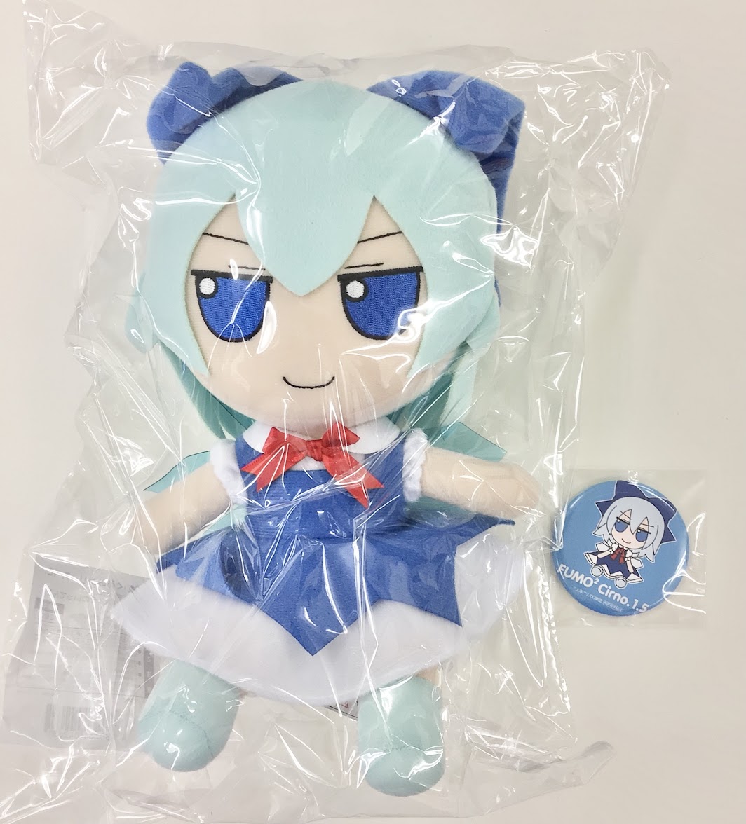 東方Project 東方ぬいぐるみシリーズ 42 【チルノ(ver.1.5)】ふもふもちるの。 チルノ+Gift限定特典缶バッジ チルノ