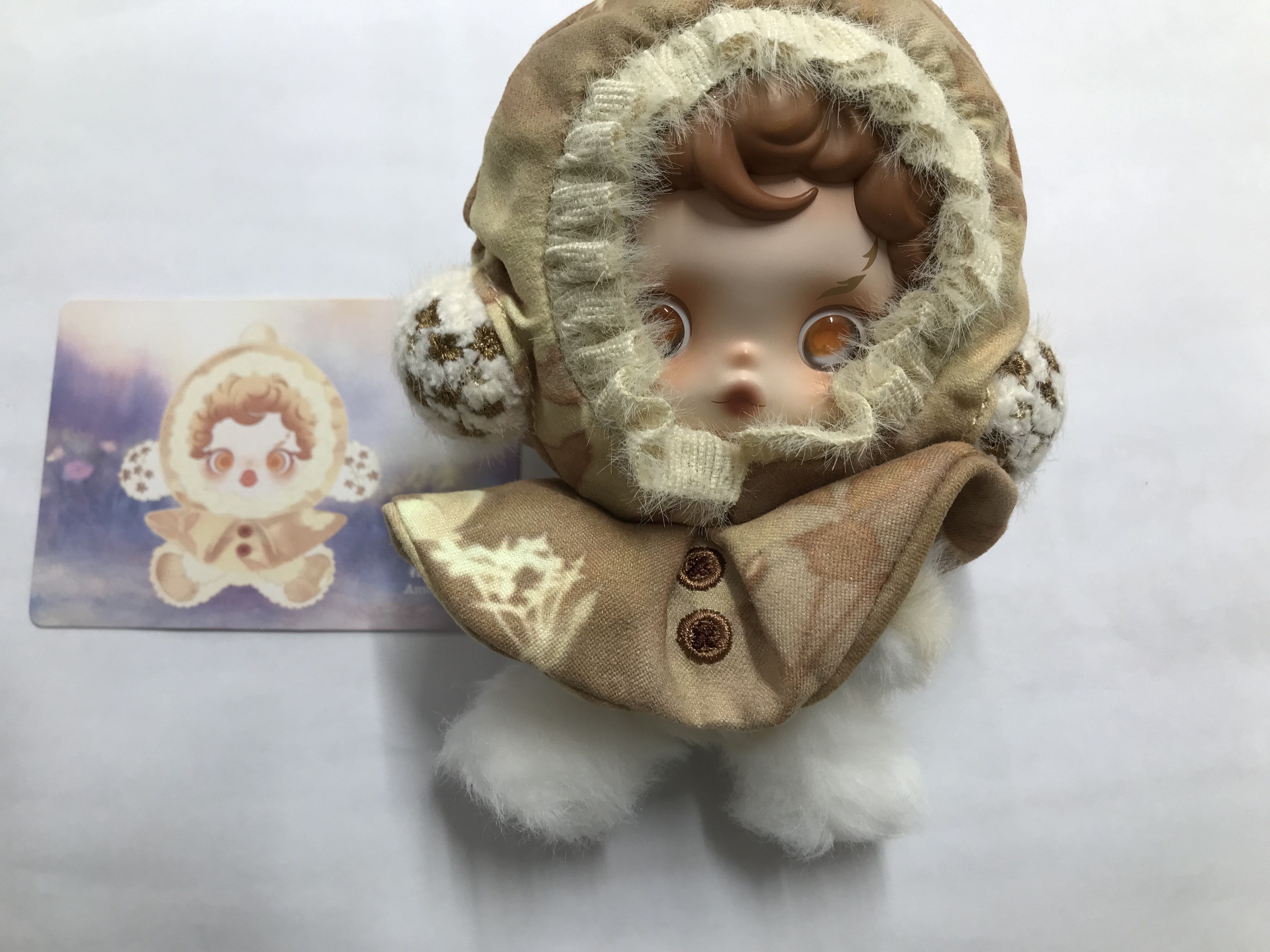 POPMART SKULLPANDA L'impressionnisme シリーズ ぬいぐるみペンダント Amber