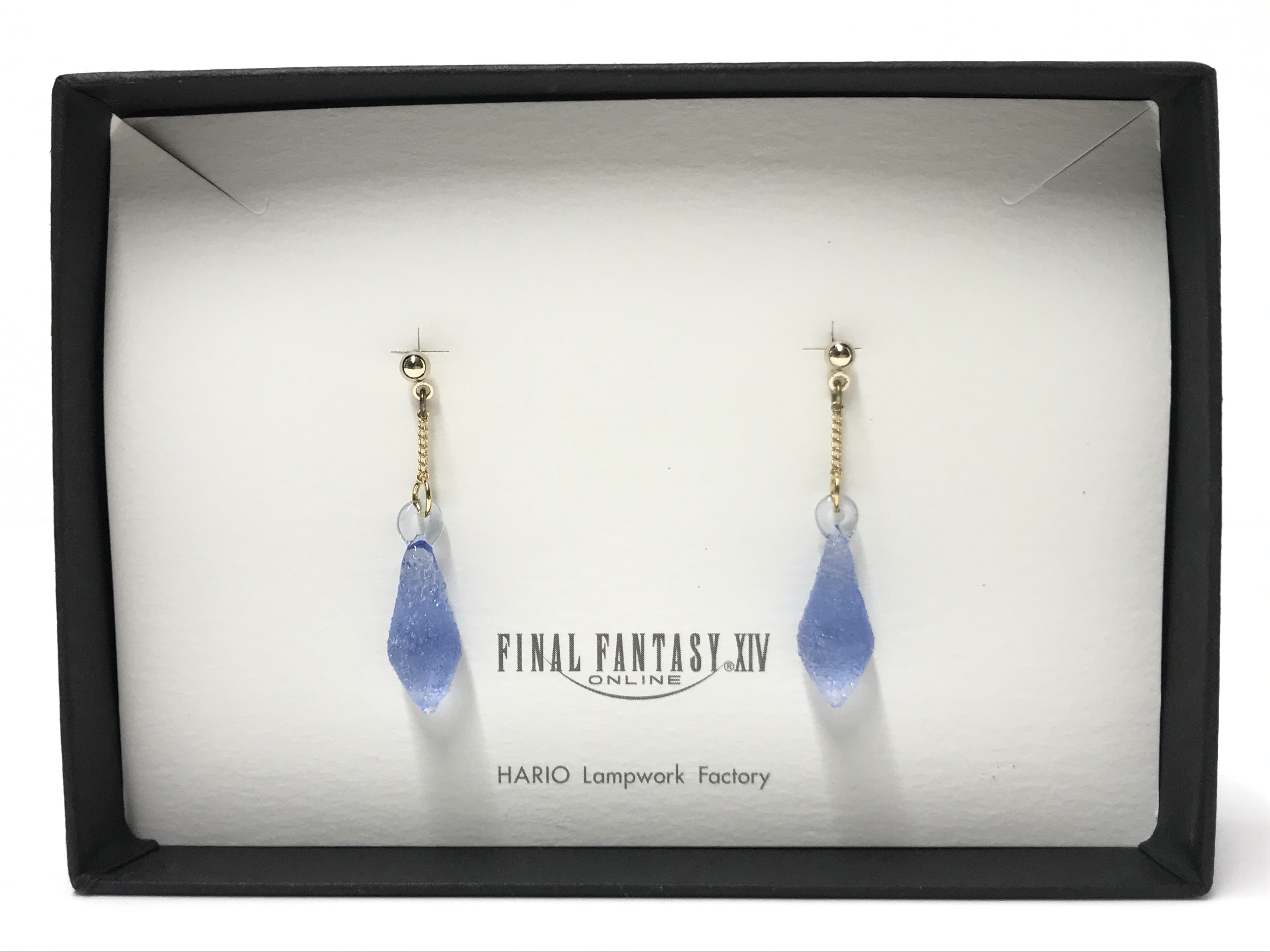 ファイナルファンタジーXIV×HARIO Lampwork Factory ピアス マザークリスタル