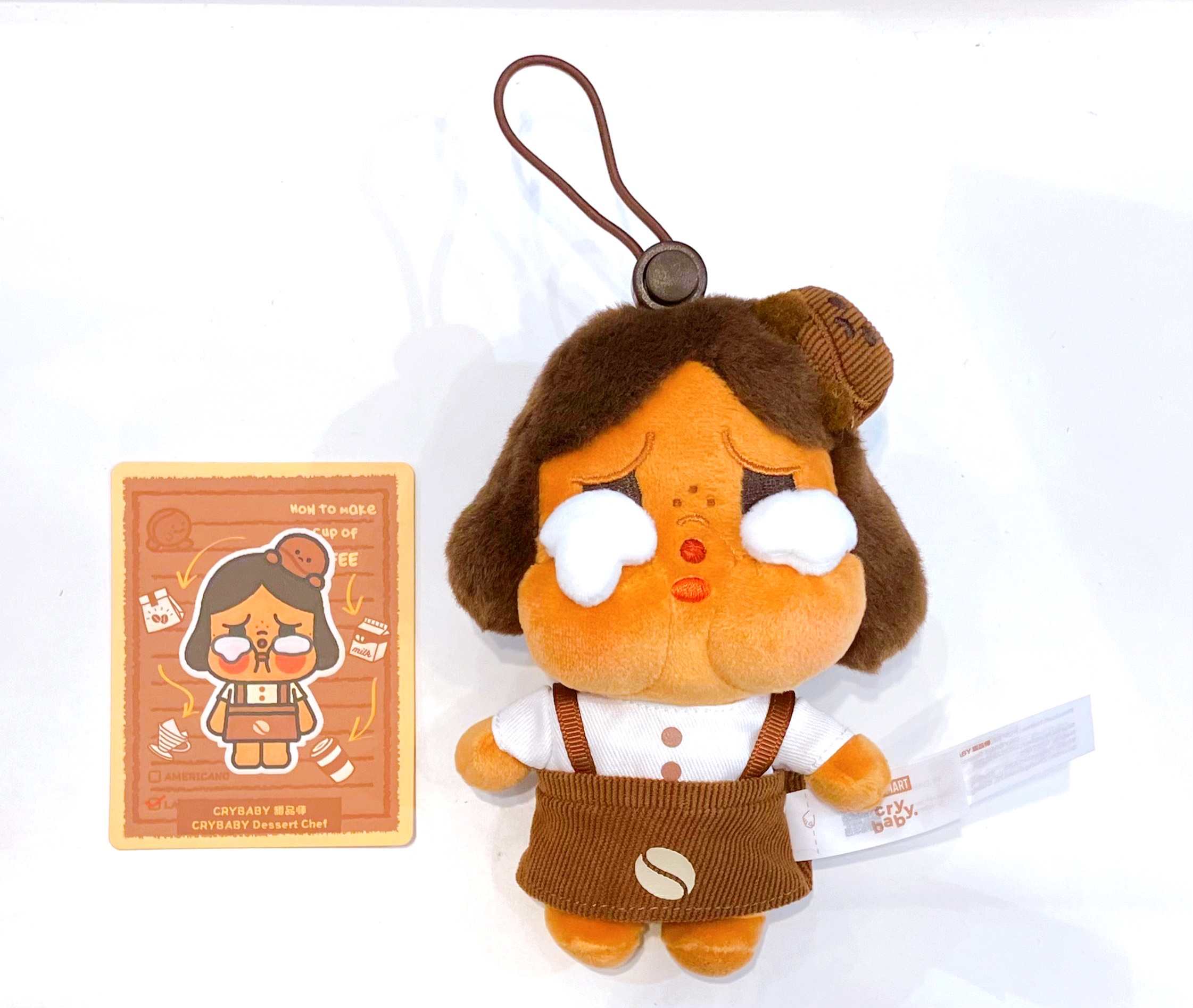 POP BEAN コーヒーファクトリーシリーズ ぬいぐるみペンダント CRYBABY