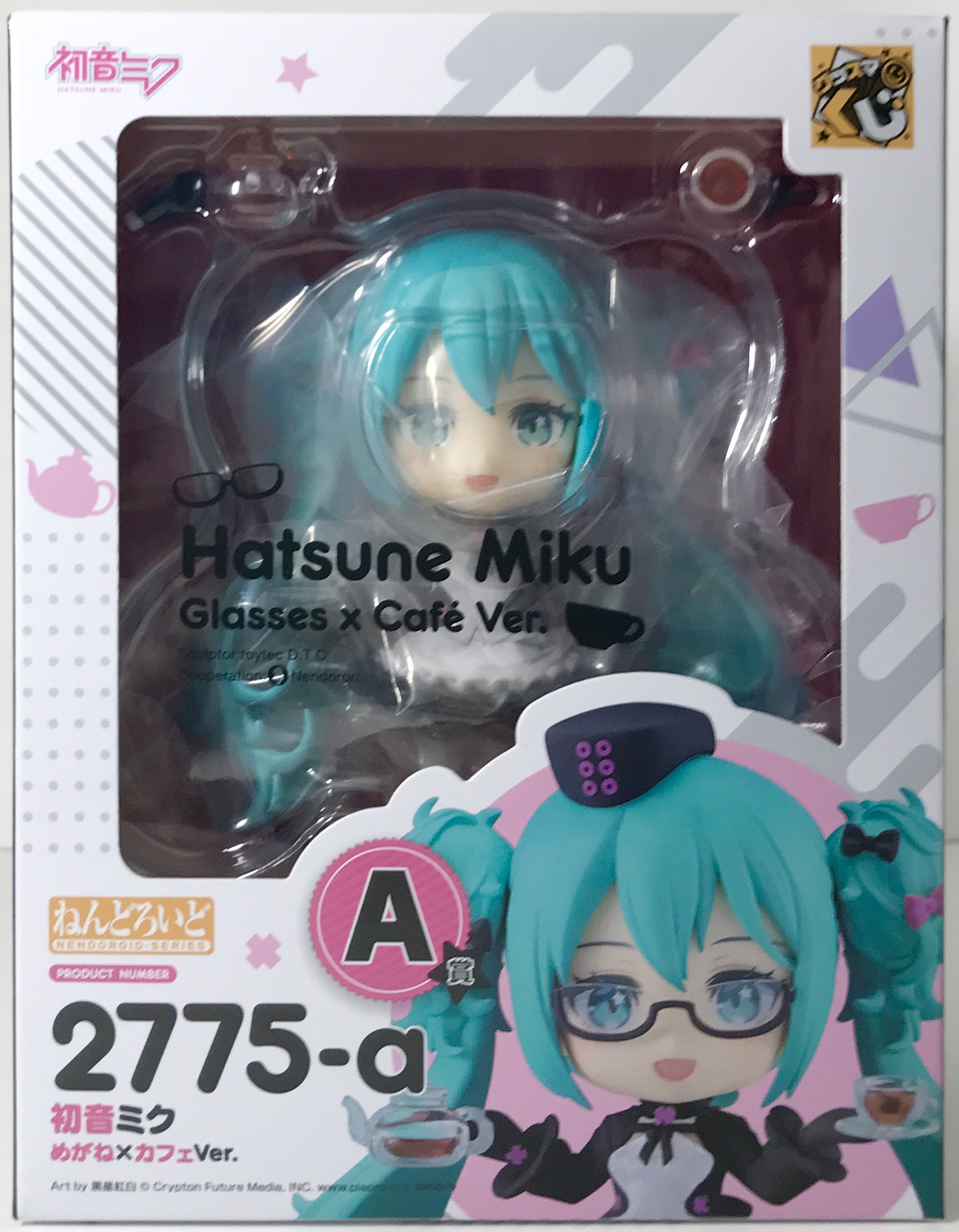 【未開封】グッスマくじ 初音ミク 2025 Autumn A賞 ねんどろいど 初音ミク めがね×カフェVer.