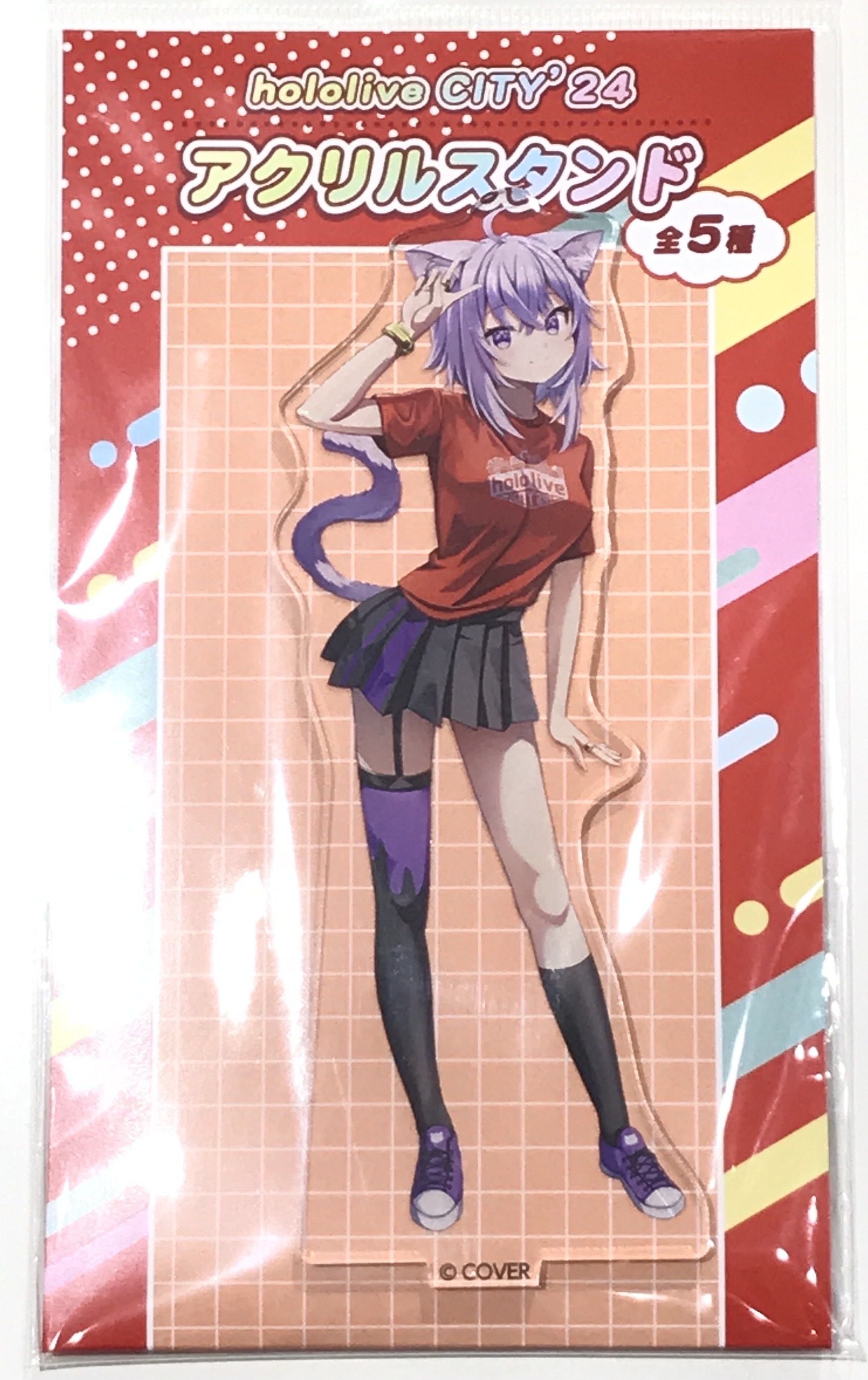 【未開封】ホロライブ hololive CITY'24 in 八木山ベニーランド アクリルスタンド 猫又おかゆ