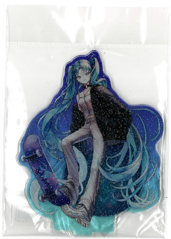 【未開封】初音ミク×SOLWA ラメ入りアクリルスタンド Art by PiPi B