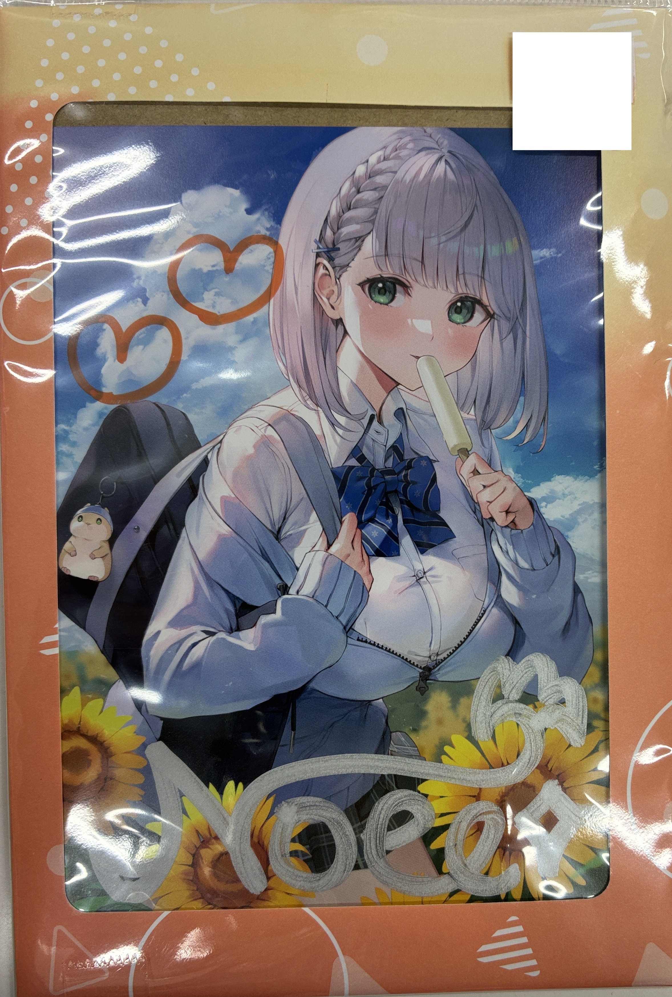 ホロライブ 活動3周年記念 直筆サイン入りポストカード 白銀ノエル