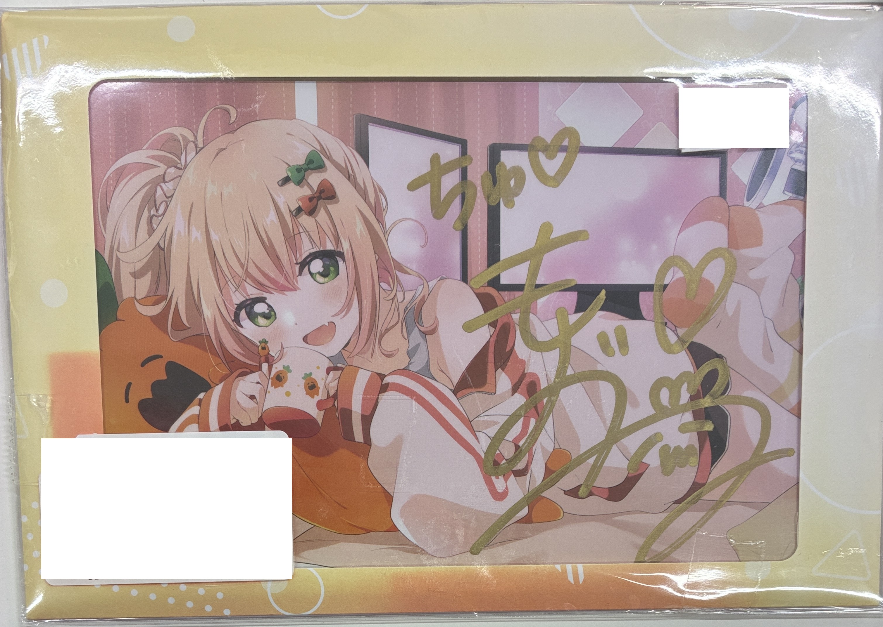 ホロライブ 誕生日記念2022 直筆サイン入りポストカード 桃鈴ねね