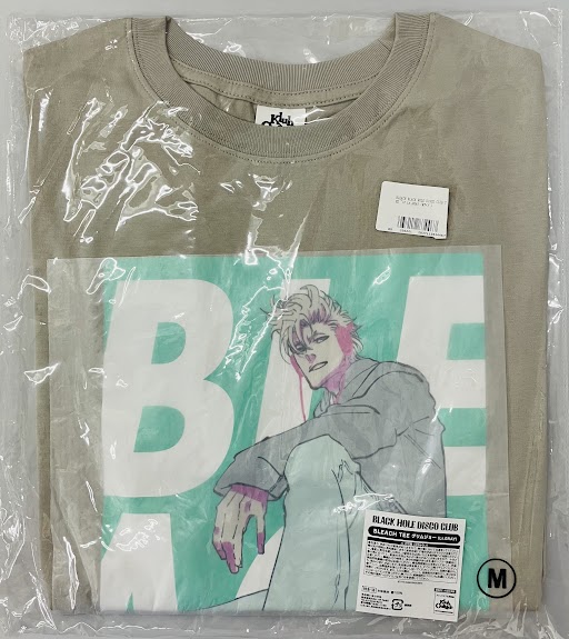 【未開封】BLEACH BLACK HOLE DISCO CLUB TEE グリムジョー・ジャガージャック Lt.GRAY (Mサイズ)