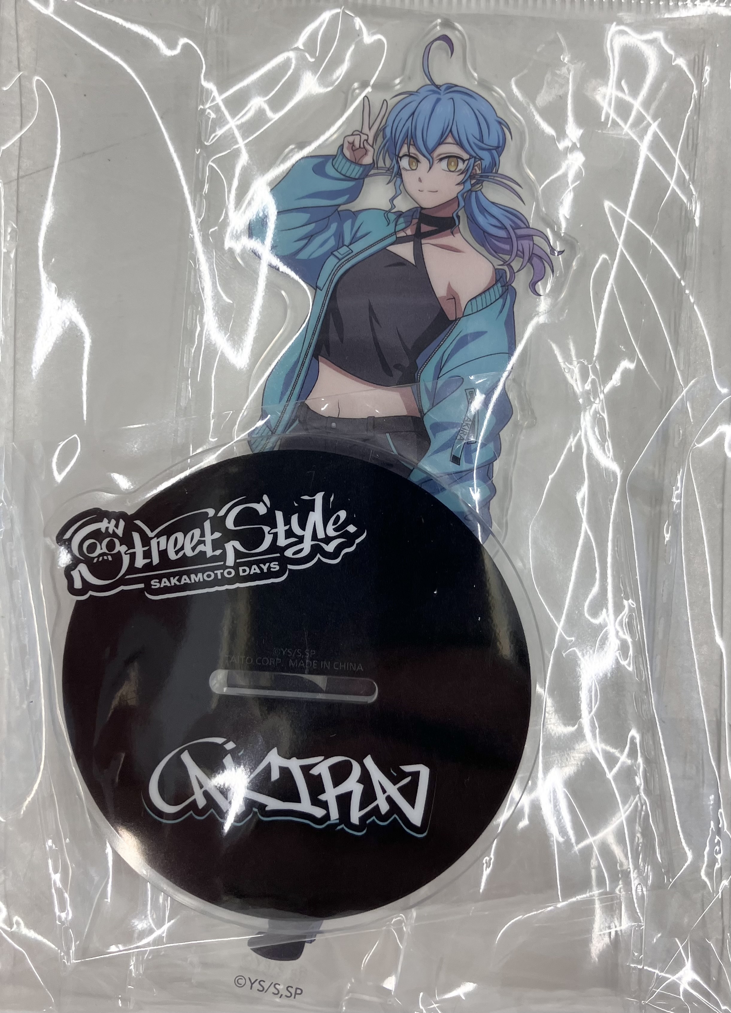 タイトーくじ SAKAMOTO DAYS Street Style C賞 クリアスタンド 赤尾晶