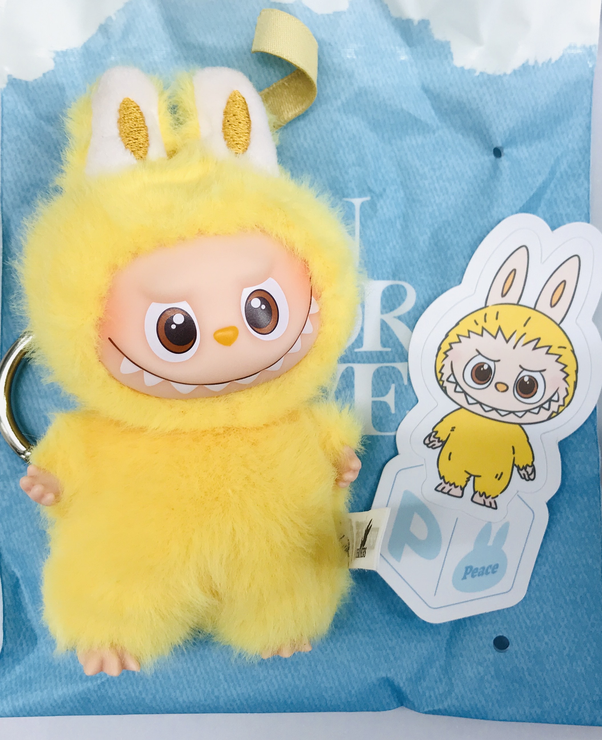 POPMART THE MONSTERS PIN FOR LOVE シリーズ ぬいぐるみペンダント(N-Z) LABUBU P