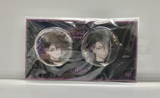 【未開封】にじさんじ NIJISANJI Elegant Mode Type:Kanato&Hibari 缶バッジセット 渡会雲雀