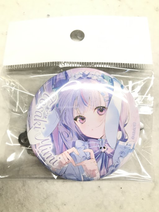 ぶいすぽっ! 4周年記念2024 メタルキーホルダー&缶バッジセット 兎咲ミミ