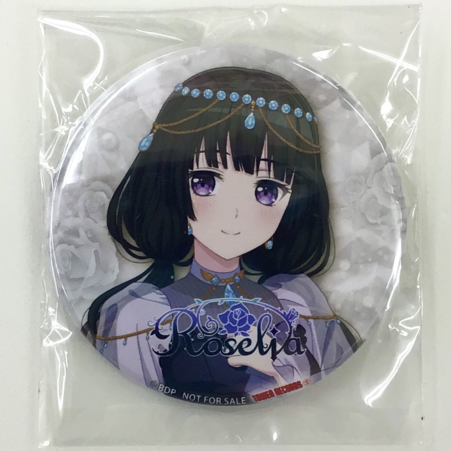 BanG Dream! 缶バッジ 白金燐子ver. 【タワーレコードオリジナル CD購入特典】