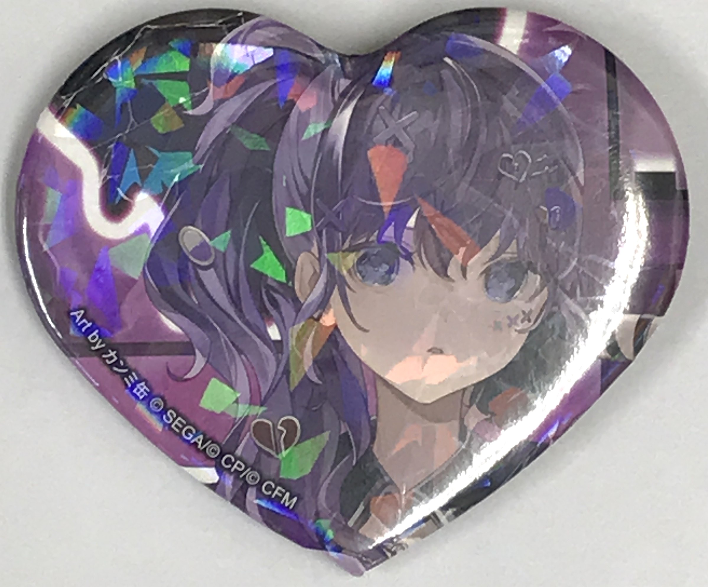 プロジェクトセカイ カラフルステージ! キラキラビッグハート型缶バッジ "ミュージックビデオ" Vol.2 朝比奈まふゆ