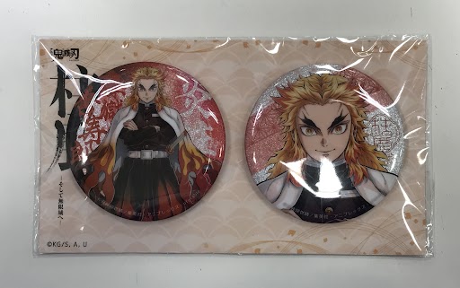 鬼滅の刃 柱展 -そして無限城へ- キービジュアル 缶バッジセット 煉獄杏寿郎