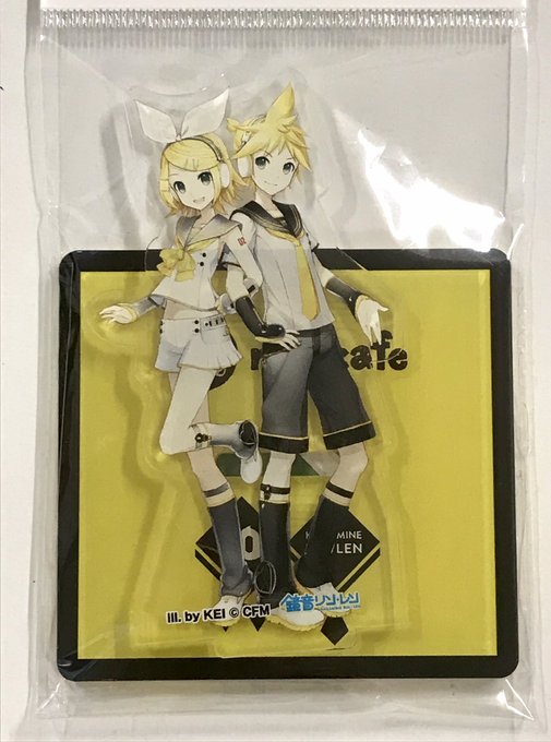 VOCALOID 鏡音リン・鏡音レン 10th Anniversary×nicocafe アクリルスタンド 鏡音リン&鏡音レン B