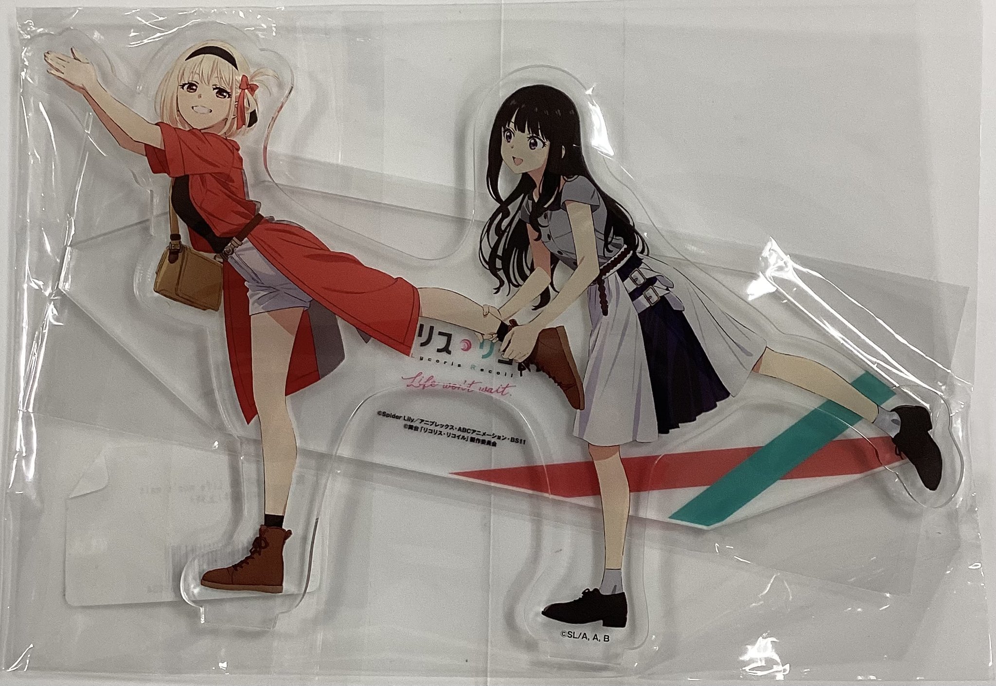 【未開封】舞台 リコリス・リコイル Life won't wait. <リュウグウノツカイ> ビッグアクリルスタンド 錦木千束&井ノ上たきな 【S席チケット特典】