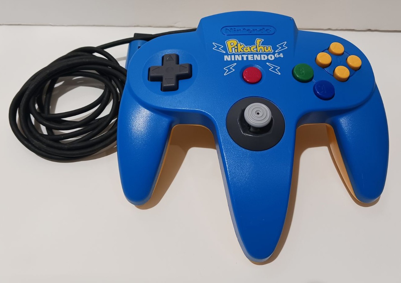 NINTENDO64 コントローラー ピカチュウ ブルー&イエロー