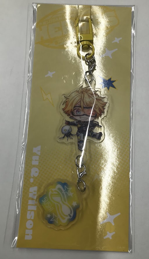 にじさんじ NIJISANJI & NIJISANJI EN HEROES Half Anniversary つながるアクリルキーホルダー ユウ Q ウィルソン