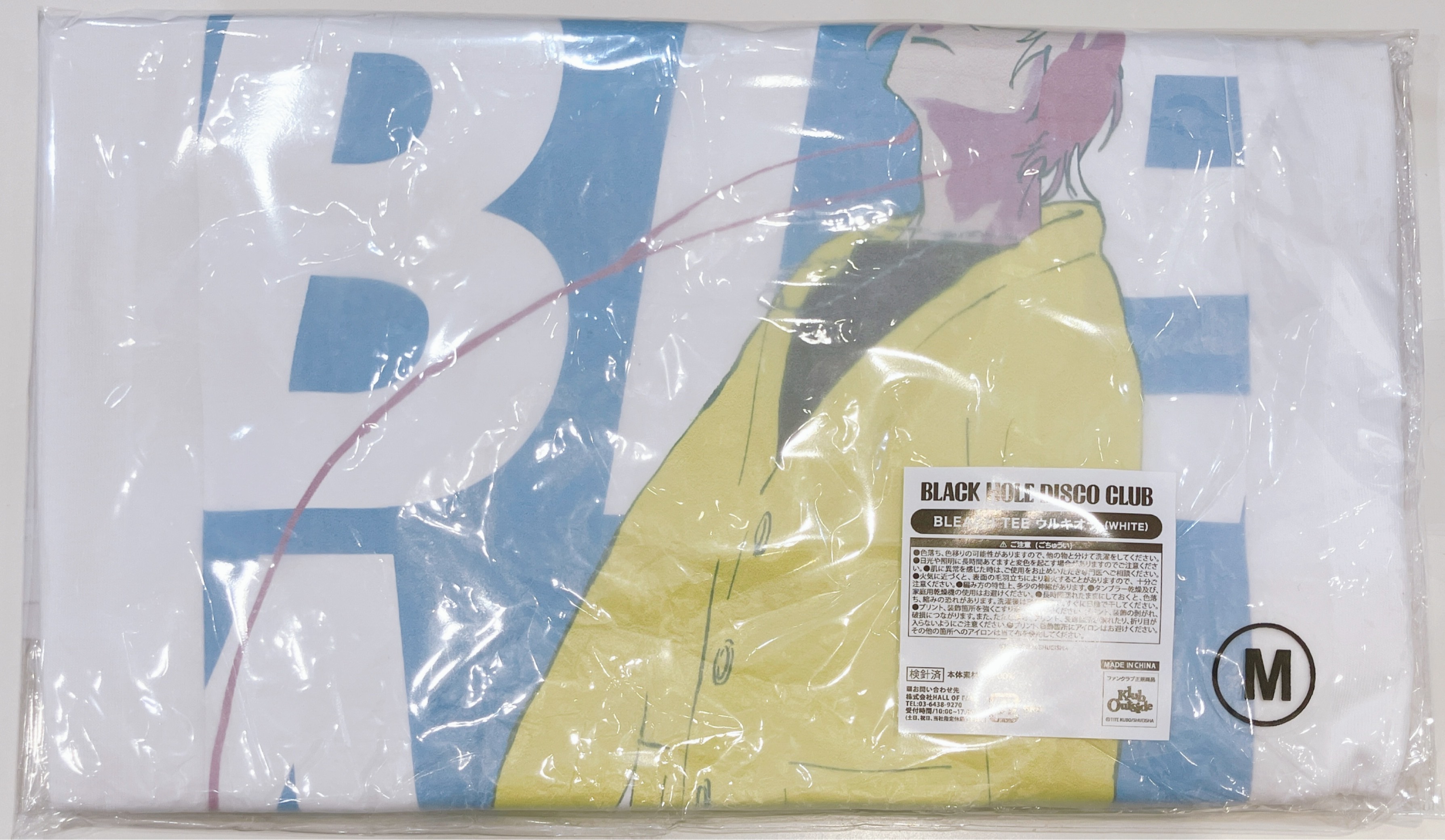 Mサイズ BLEACH BLACK HOLE DISCO CLUB TEE ウルキオラ・シファー WHITE