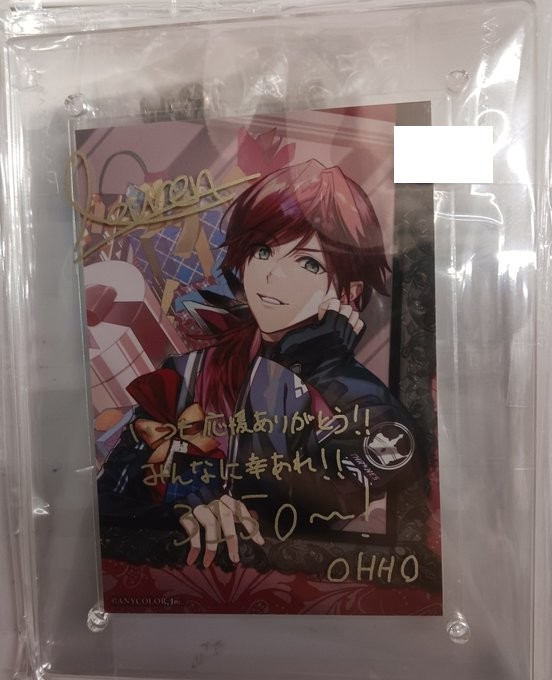 にじさんじ 誕生日グッズ ブロマイド付きアクリルフォトフレーム ローレン・イロアス