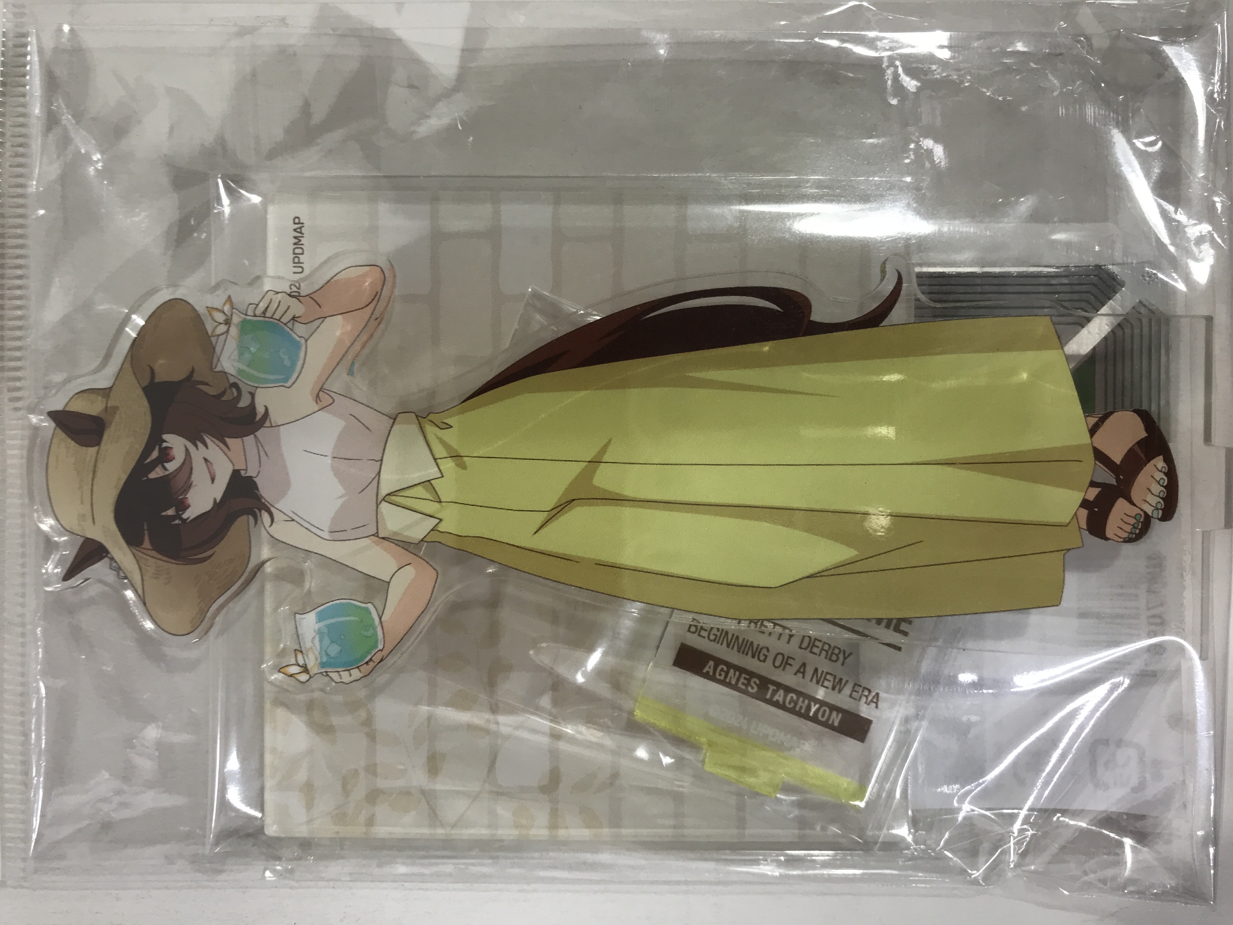 劇場版 ウマ娘 プリティーダービー 新時代の扉×Chugai Grace Cafe アクリルフィギュアスタンドコースター バカンスver. アグネスタキオン