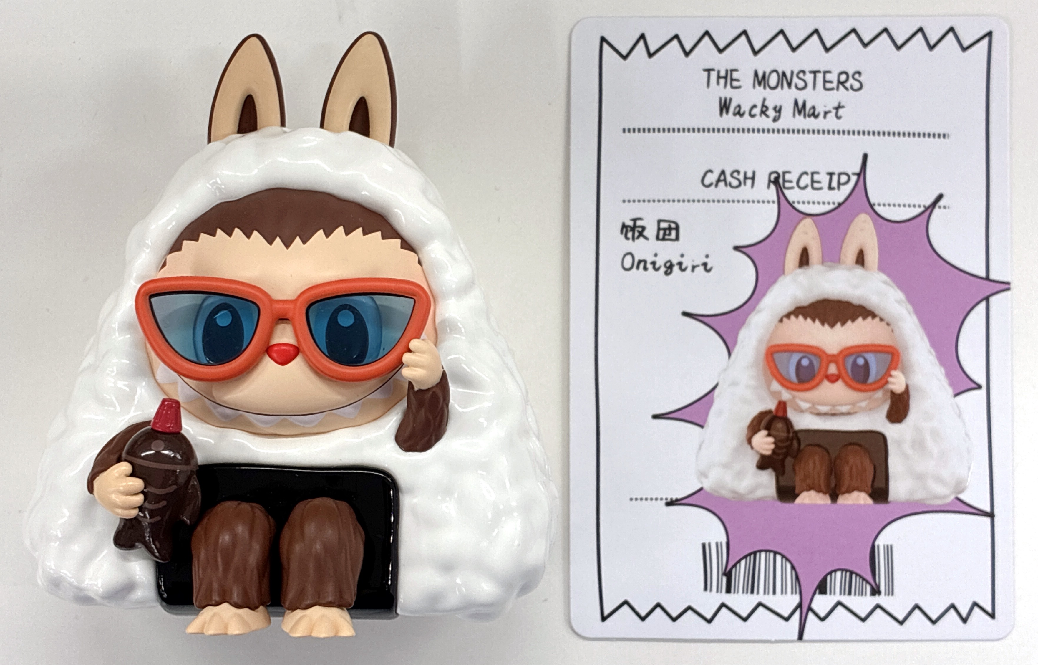 POPMART THE MONSTERS Wacky Mart シリーズ LABUBU Onigiri 【フィギュア】[POPMART]