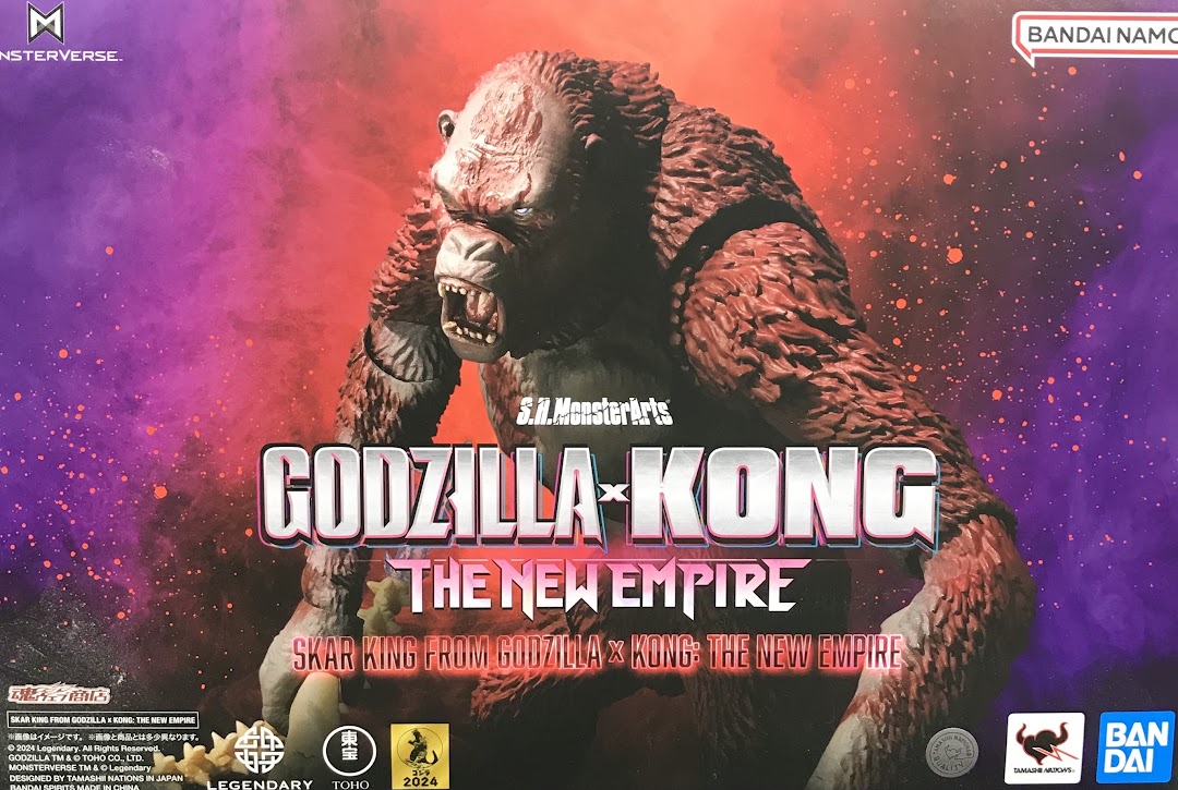【未開封】S.H.MonsterArts ゴジラxコング 新たなる帝国 SKAR KING FROM GODZILLA × KONG: THE NEW EMPIRE 【魂ウェブ商店限定】 【フィギュア】[BANDAI SPIRITS]
