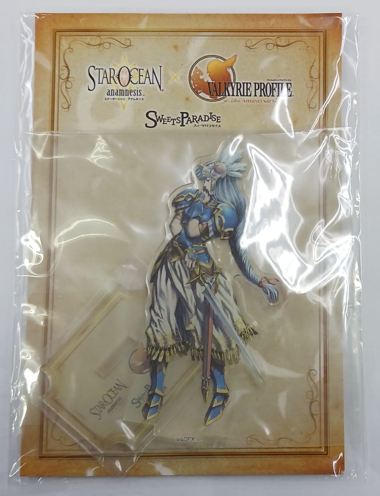 ヴァルキリープロファイル スターオーシャン&ヴァルキリープロファイルシリーズ アニバーサリー×SWEETS PARADISE アクリルスタンド レナス・ヴァルキュリア