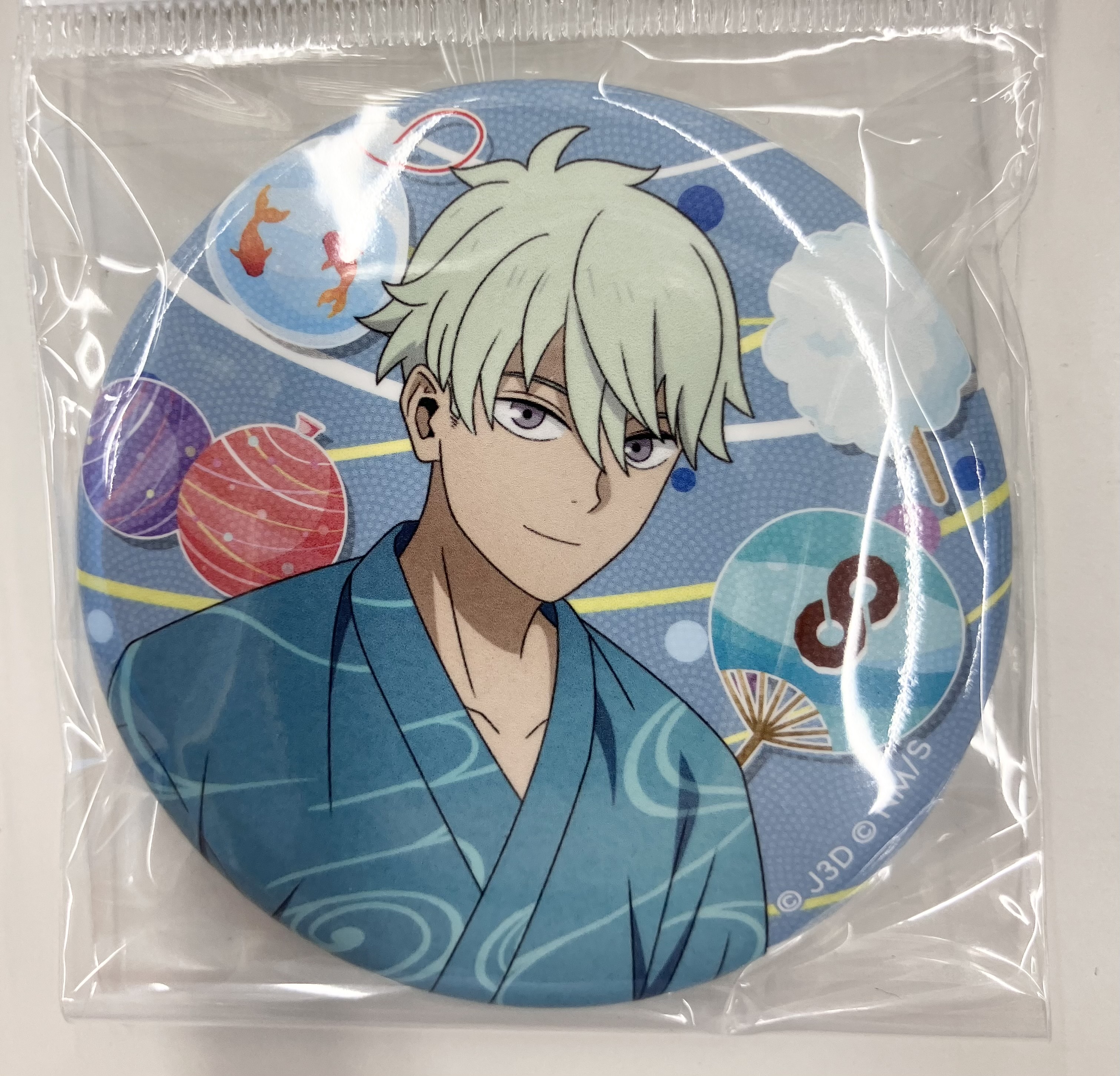 怪獣8号 トレーディング缶バッジ 浴衣Ver. Vol.2 市川レノ A