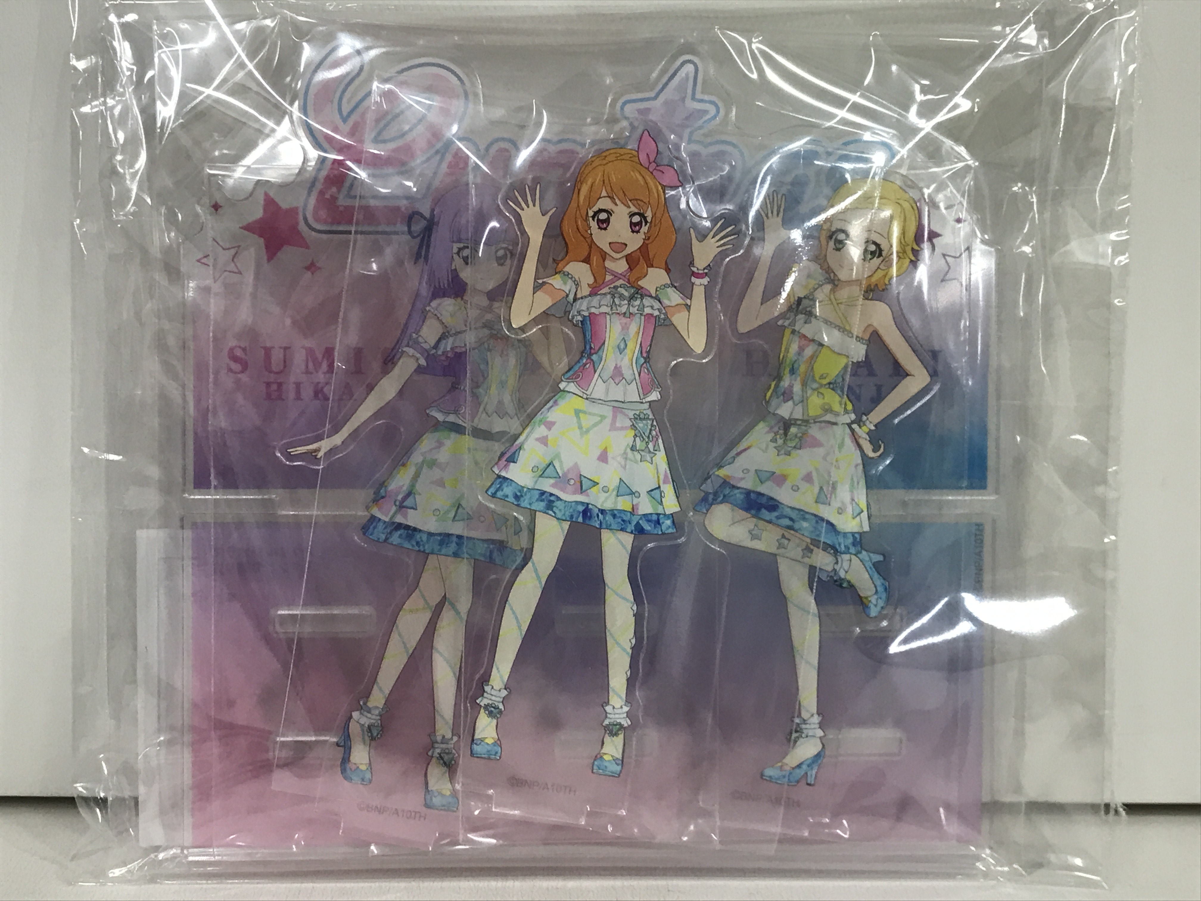 アイカツ! ユニットステージ アクリルジオラマスタンド ソレイユ 星宮いちご&霧矢あおい&紫吹蘭