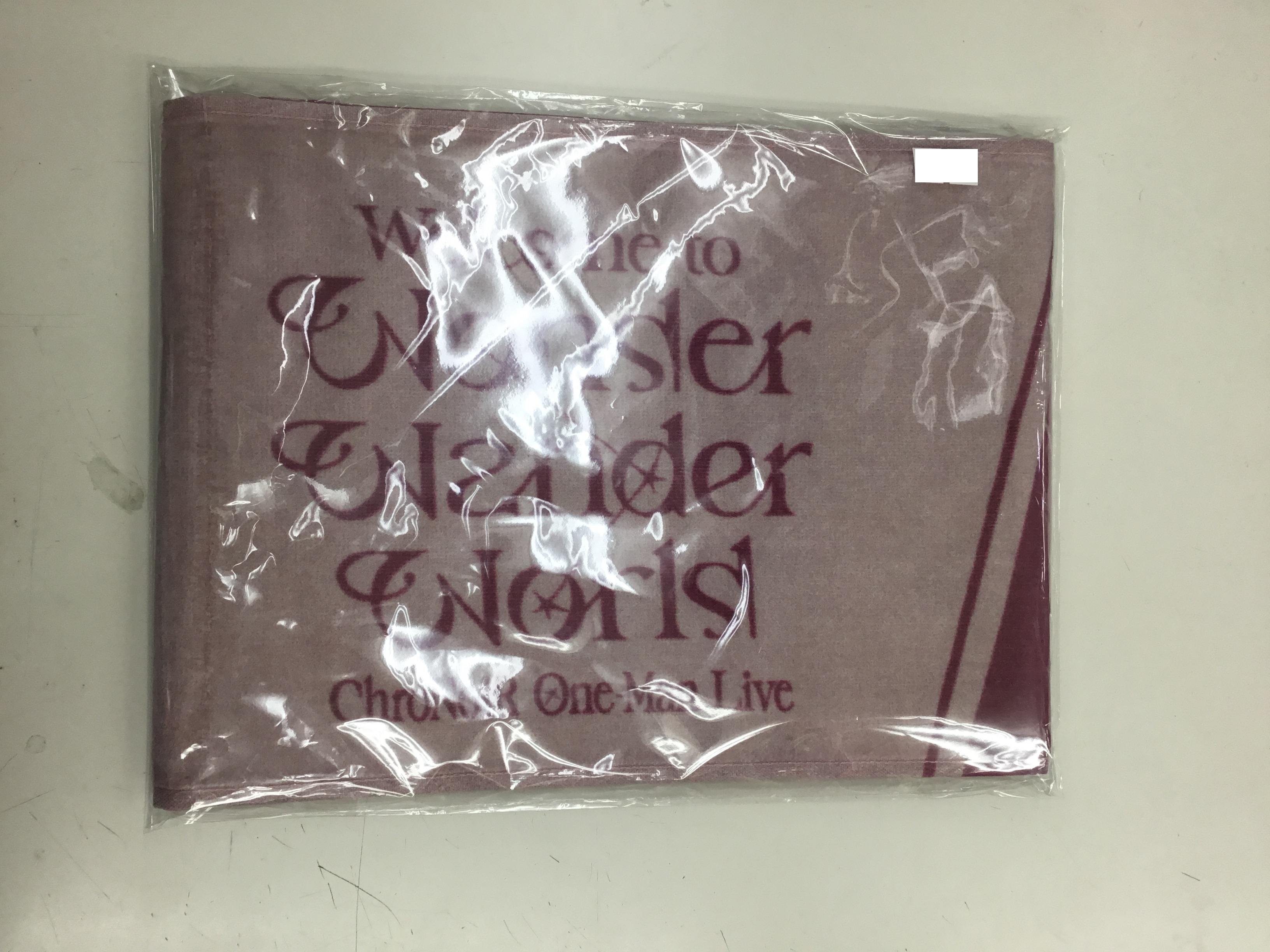 【未開封】にじさんじ ChroNoiR One-Man Live マフラータオル 葛葉 【ChroNoiR One-Man Live "Welcome to Wonder Wander World"】