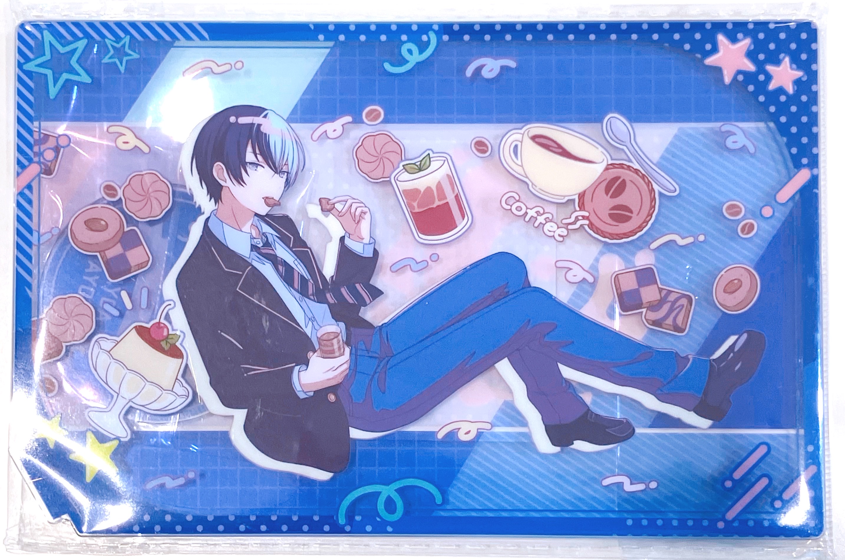 【未開封】プロジェクトセカイ カラフルステージ!feat. 初音ミク Anniversary/Birthdayイラスト2023-2024 カード型アクリルスタンド 青柳冬弥