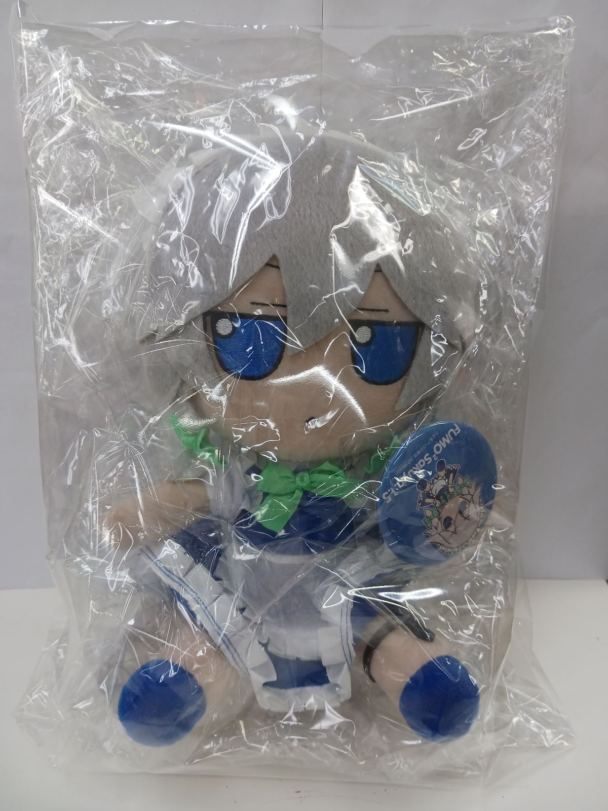 【未開封】東方Project 東方ぬいぐるみシリーズ 64 ふもふもさくや。 十六夜咲夜(ver.1.5)+Gift限定特典缶バッジ