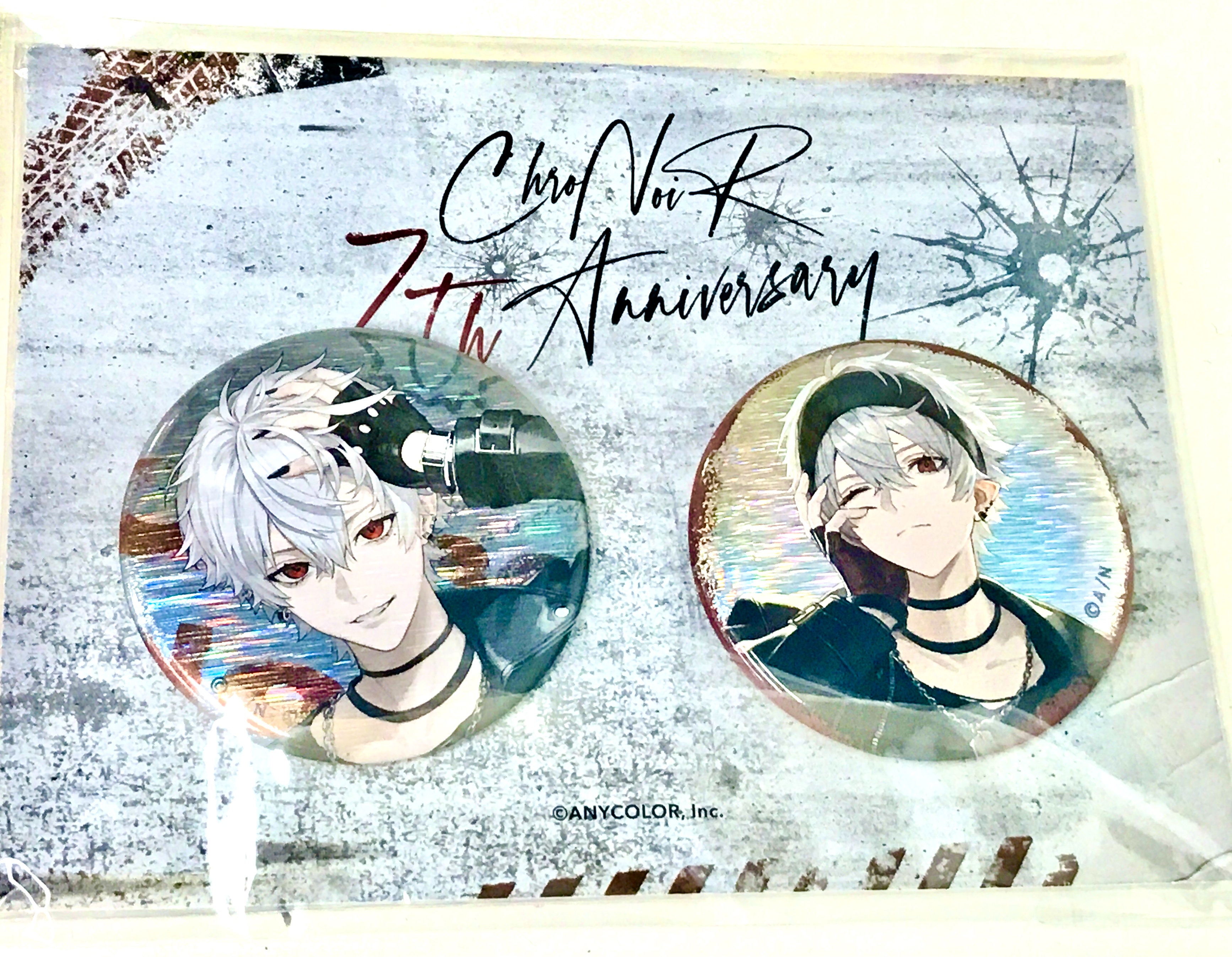 未開封】にじさんじ ChroNoiR 7th ANNIVERSARY 缶バッジセット 葛葉