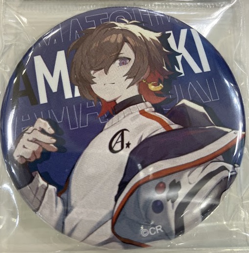 Crazy Raccoon 缶バッジ 天月 【Cyber Goods Store 1BOX購入特典】