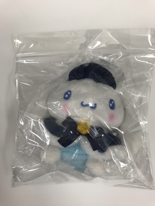 Happyくじ Sanrio characters Holiday Collection B賞 ぬいぐるみチャーム シナモロール