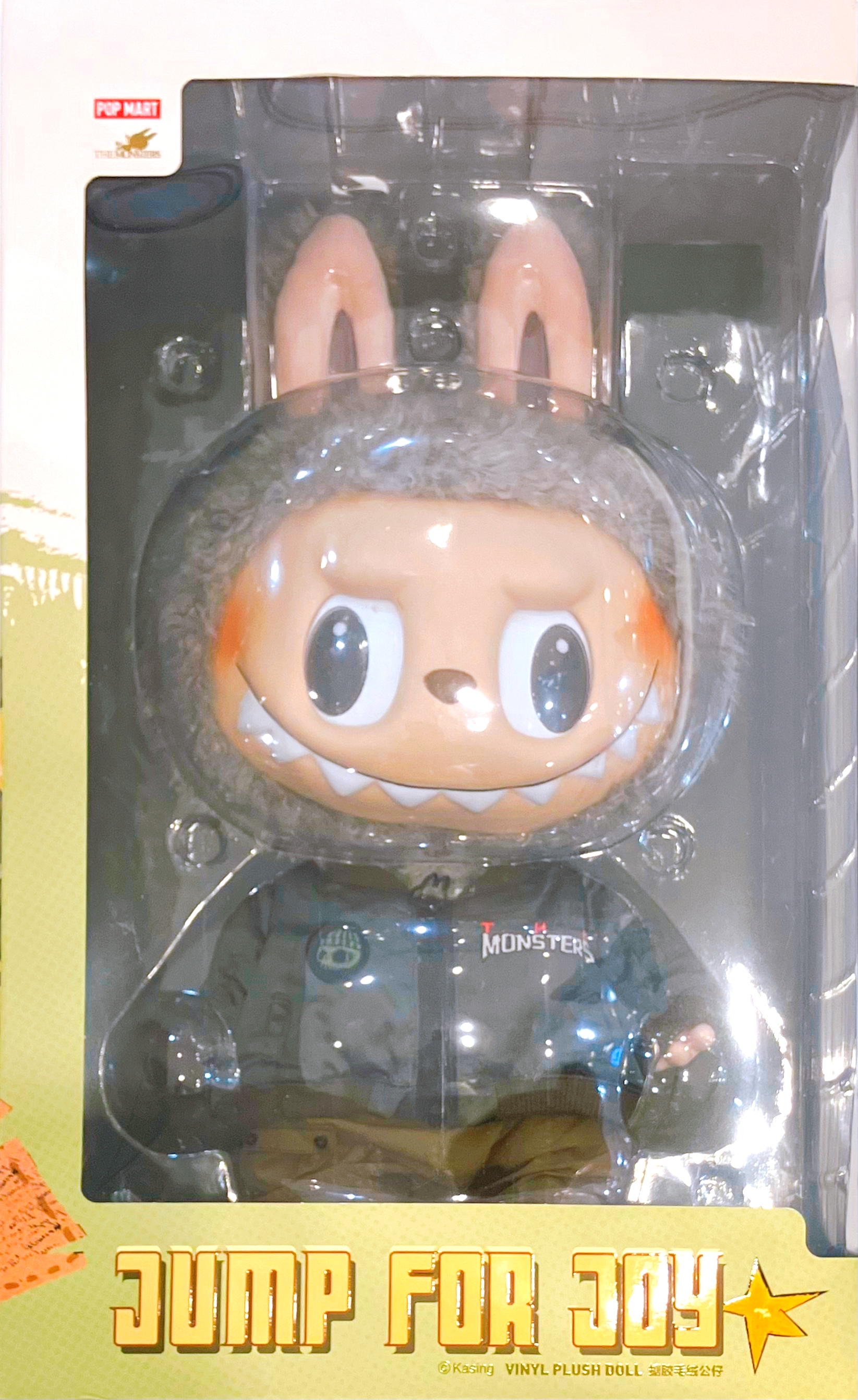 POPMART THE MONSTERS ビニールフェイスぬいぐるみ JUMP FOR JOY 二代目 LABUBU