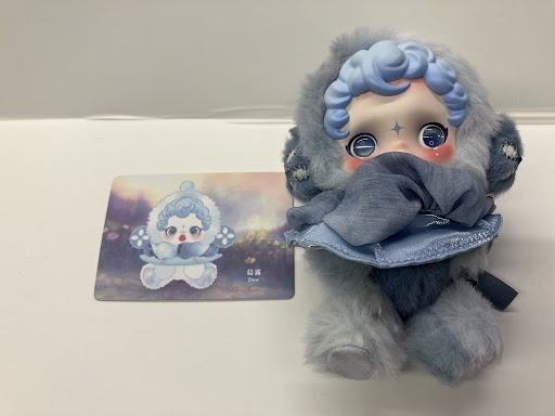 POPMART SKULLPANDA L'impressionnisme シリーズ ぬいぐるみペンダント Dew