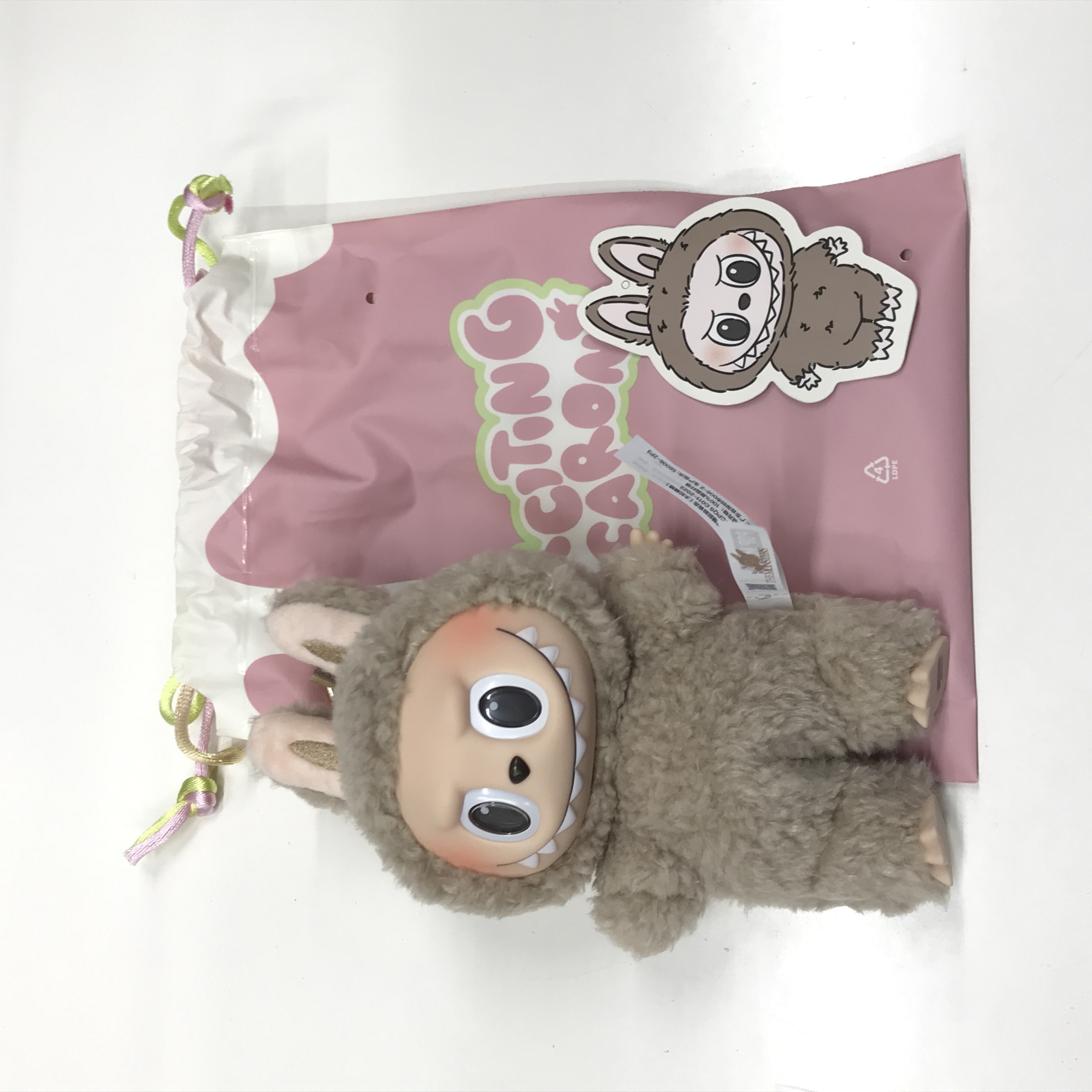 POPMART THE MONSTERS Exciting Macaron ぬいぐるみ シリーズ LABUBU Toffee