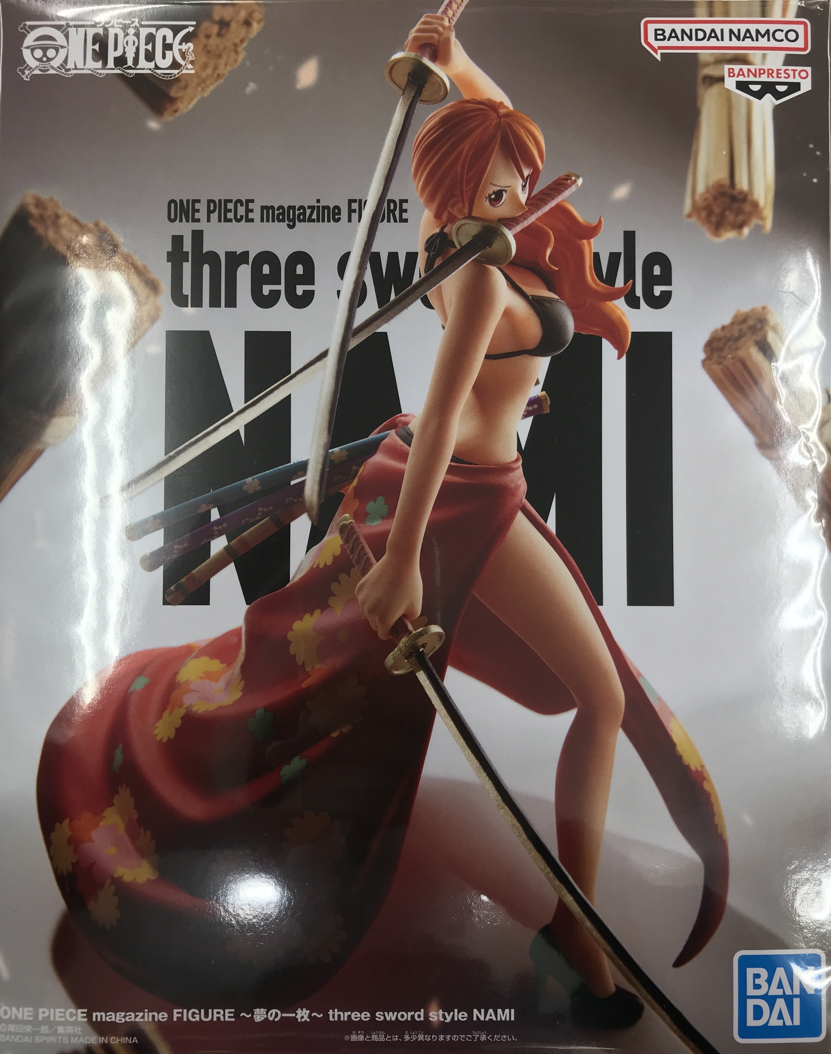 ONE PIECE magazine FIGURE ～夢の一枚～ three sword style NAMI(ナミ) 【フィギュア】[BANDAI SPIRITS|バンプレスト]