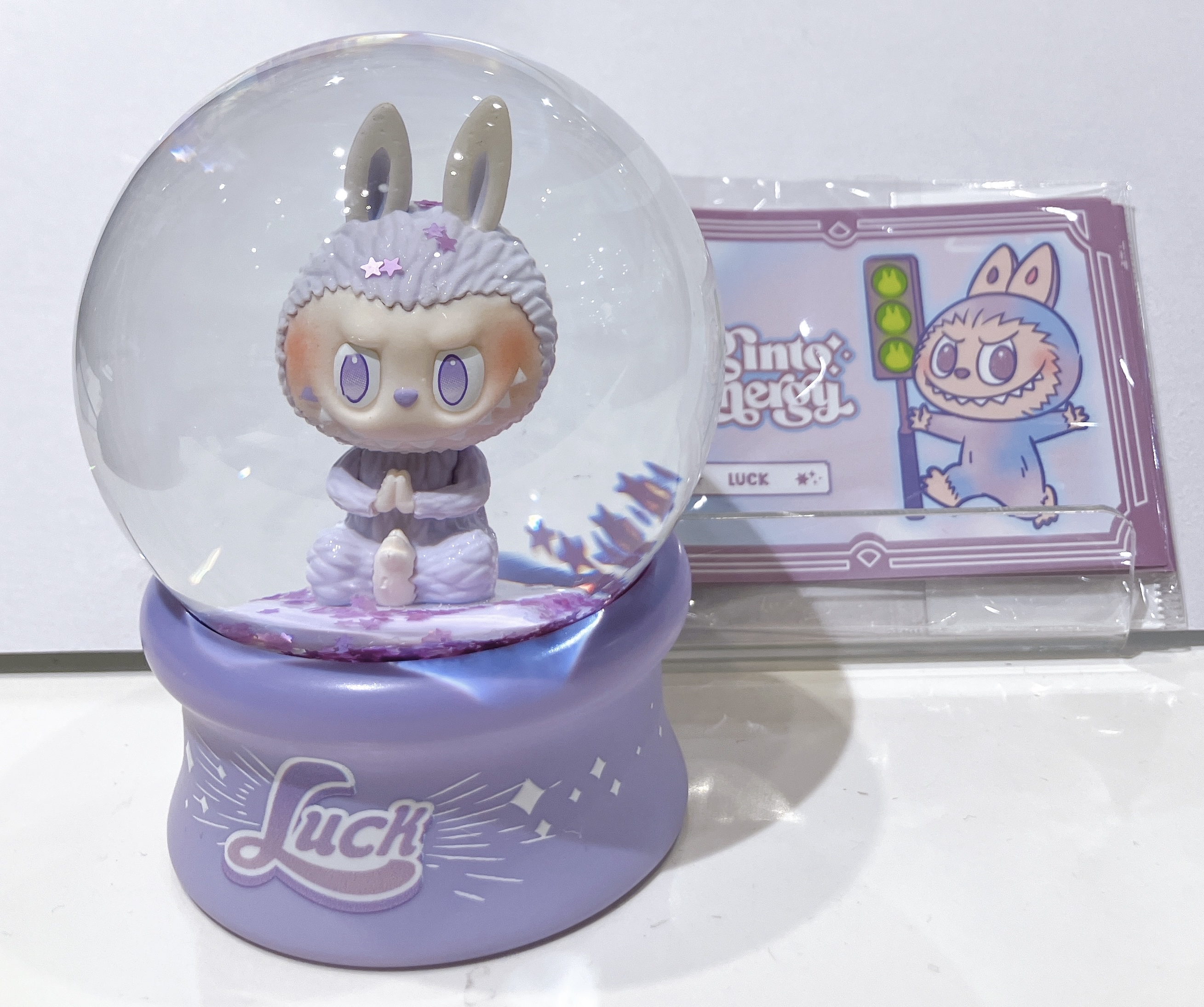 POPMART THE MONSTERS Big into Energy シリーズ クリスタルボール LABUBU Luck