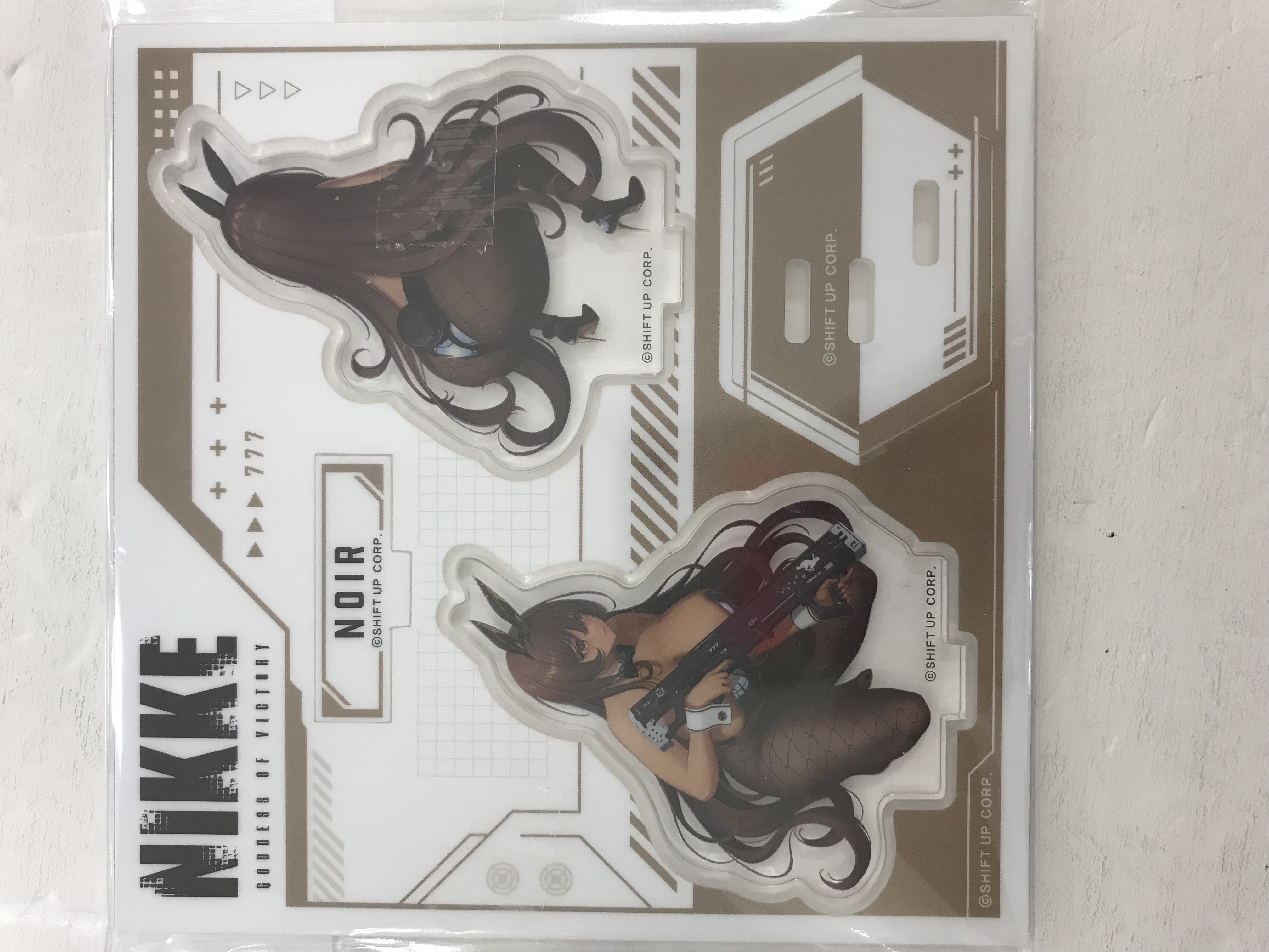 勝利の女神:NIKKE 背中で魅せるアクリルスタンド ノワール