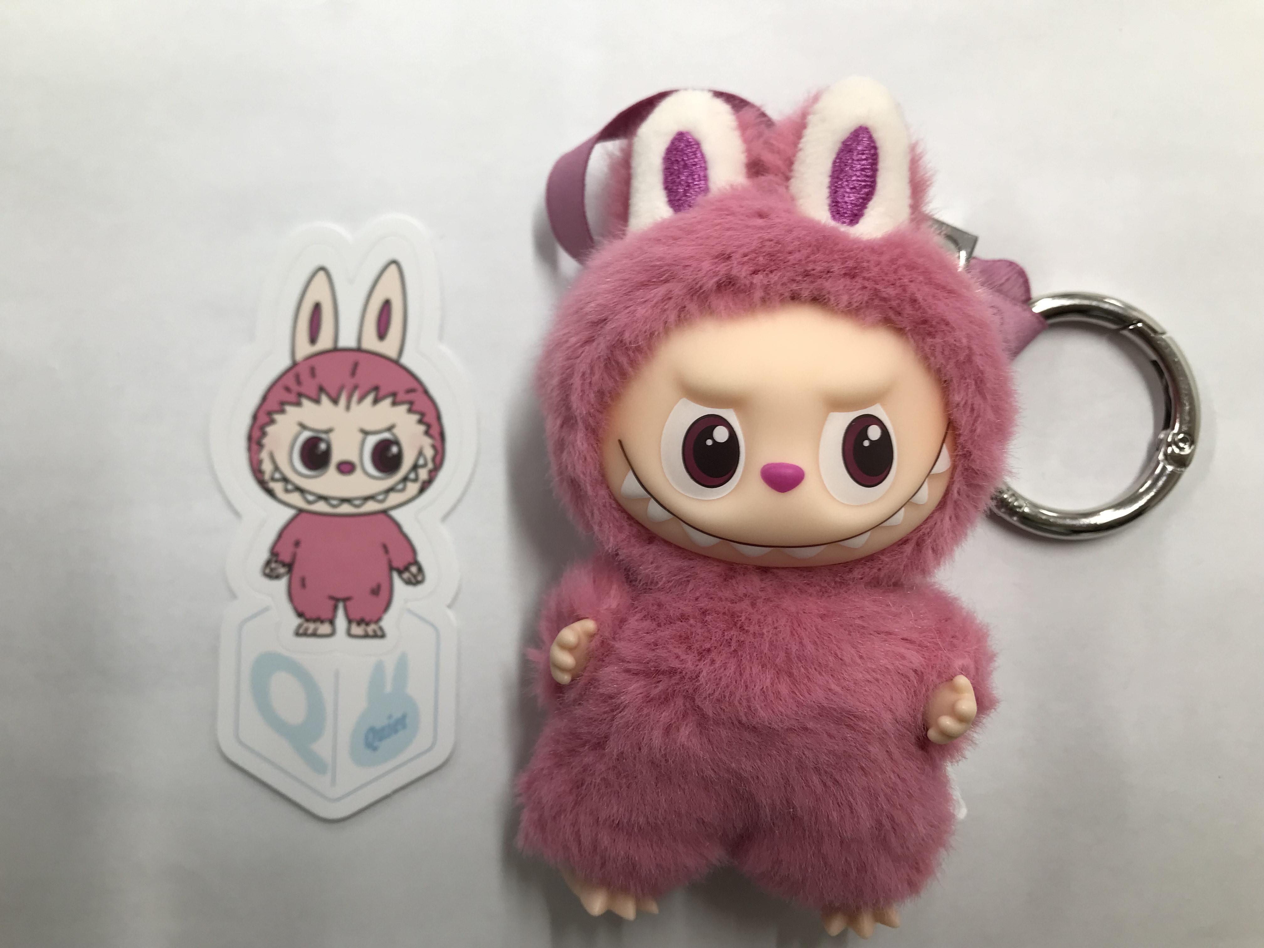 POPMART THE MONSTERS PIN FOR LOVE シリーズ ぬいぐるみペンダント(N-Z) LABUBU N