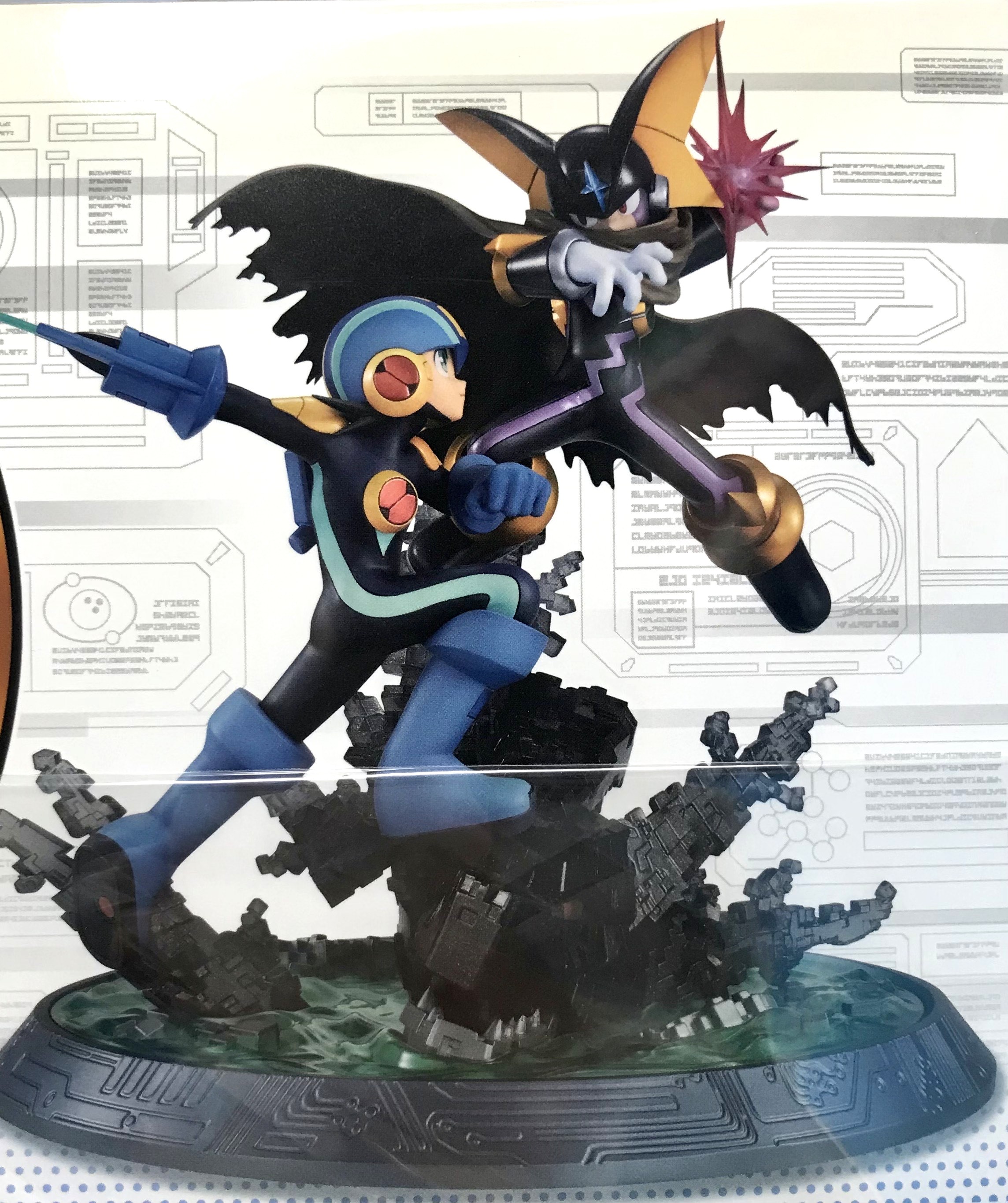 ゲームキャラクターズコレクションDX ロックマンエグゼ ロックマン vs フォルテ 【フィギュア】[メガハウス]