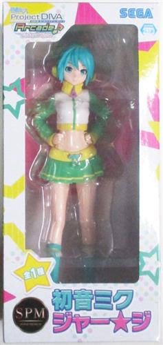【未開封】初音ミク Project DIVA Arcade Future Tone スーパープレミアムフィギュア "初音ミク-ジャー★ジ"