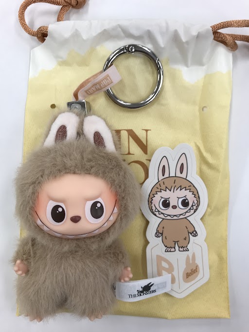 POPMART THE MONSTERS PIN FOR LOVE シリーズ ぬいぐるみペンダント(A-M) LABUBU B