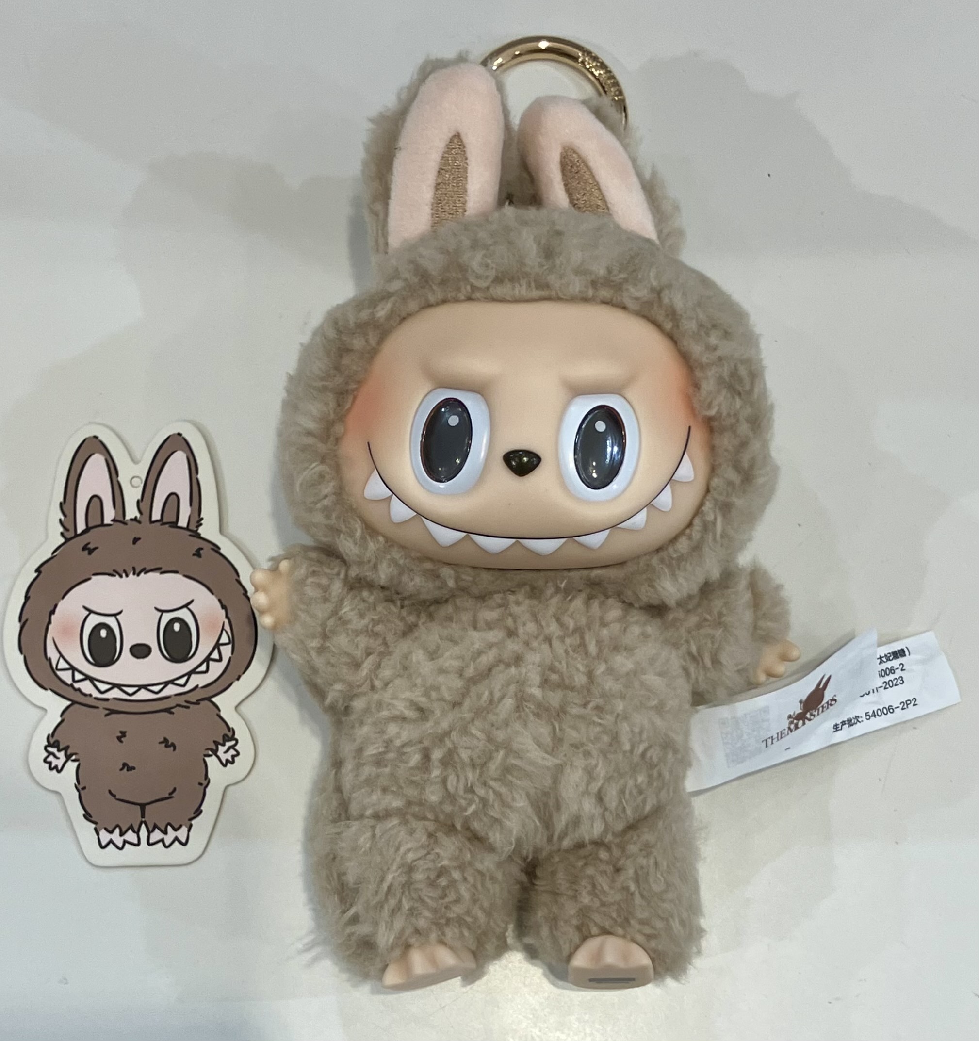 POPMART THE MONSTERS Exciting Macaron ぬいぐるみ シリーズ LABUBU Toffee