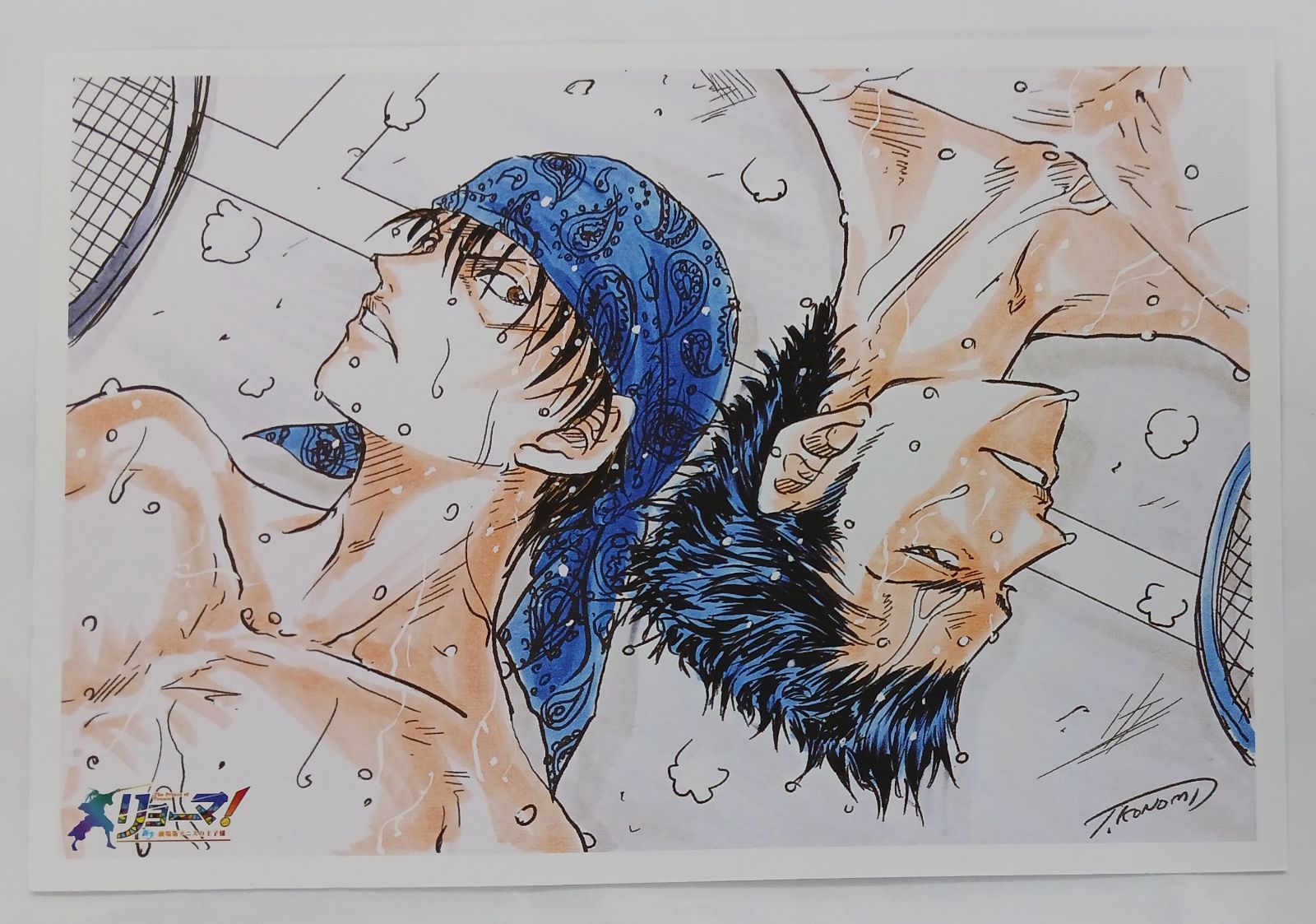 リョーマ! The Prince of Tennis 新生劇場版テニスの王子様 エンドロール描き下ろし★サプライズ原作ポストカード 桃城武&海堂薫 【来場者特典/入場者特典】