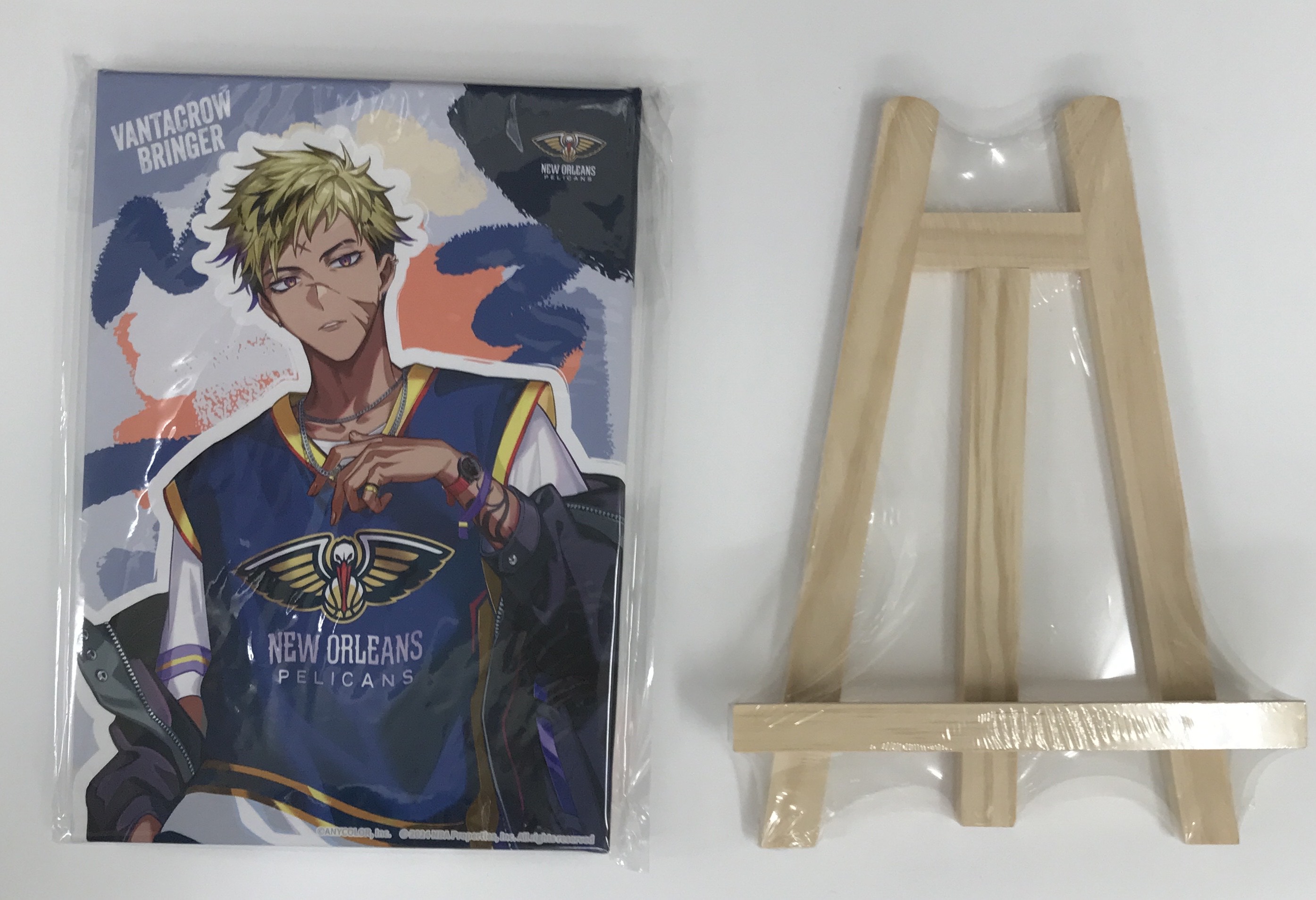にじさんじ/NIJISANJI EN×NBA×楽天コレクション 第3弾 【Western】 S-29賞 キャラファインキャンバスボード ベンタクロウ ブリンガー New Orleans Pelicans